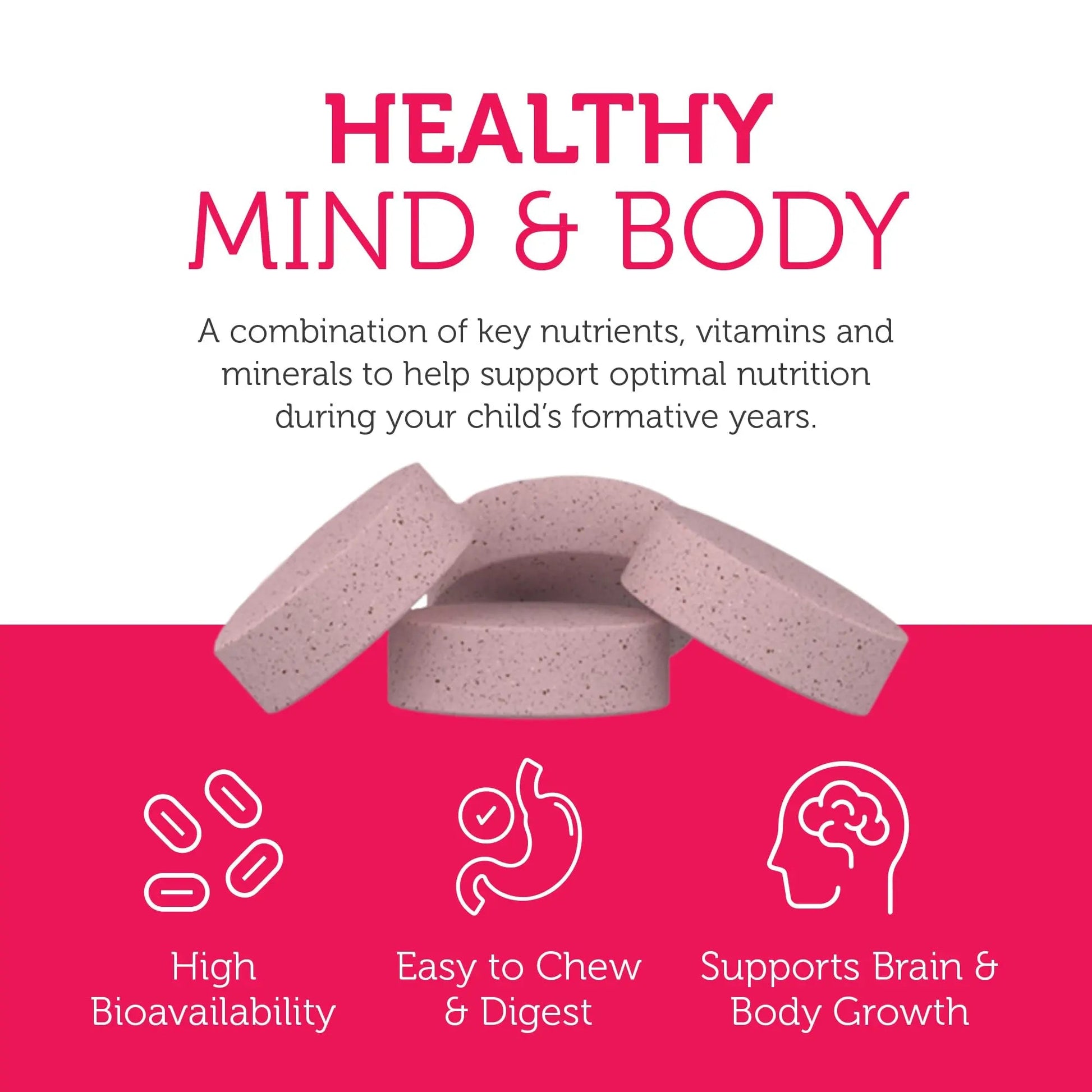 Zahler Kids Multivitamin Chewable Vitamin Tablet - Complete One Daily Vitamins Supplement - Contains 20+ Minerals Zahler uk supplements