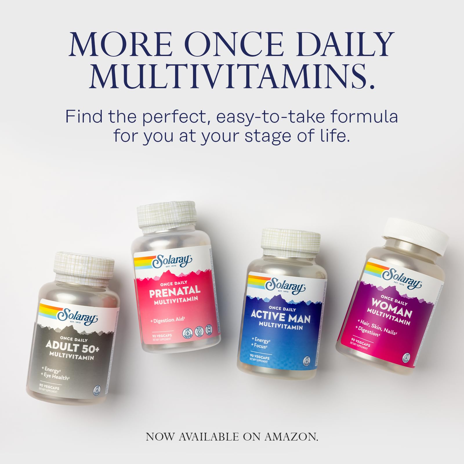 SOLARAY Once Daily High Energy Multivitamin for Women and Men - Energy Supplements - Immune Support w/Vitamin C, A, D and E, Vitamin B Complex SOLARAY uk supplements