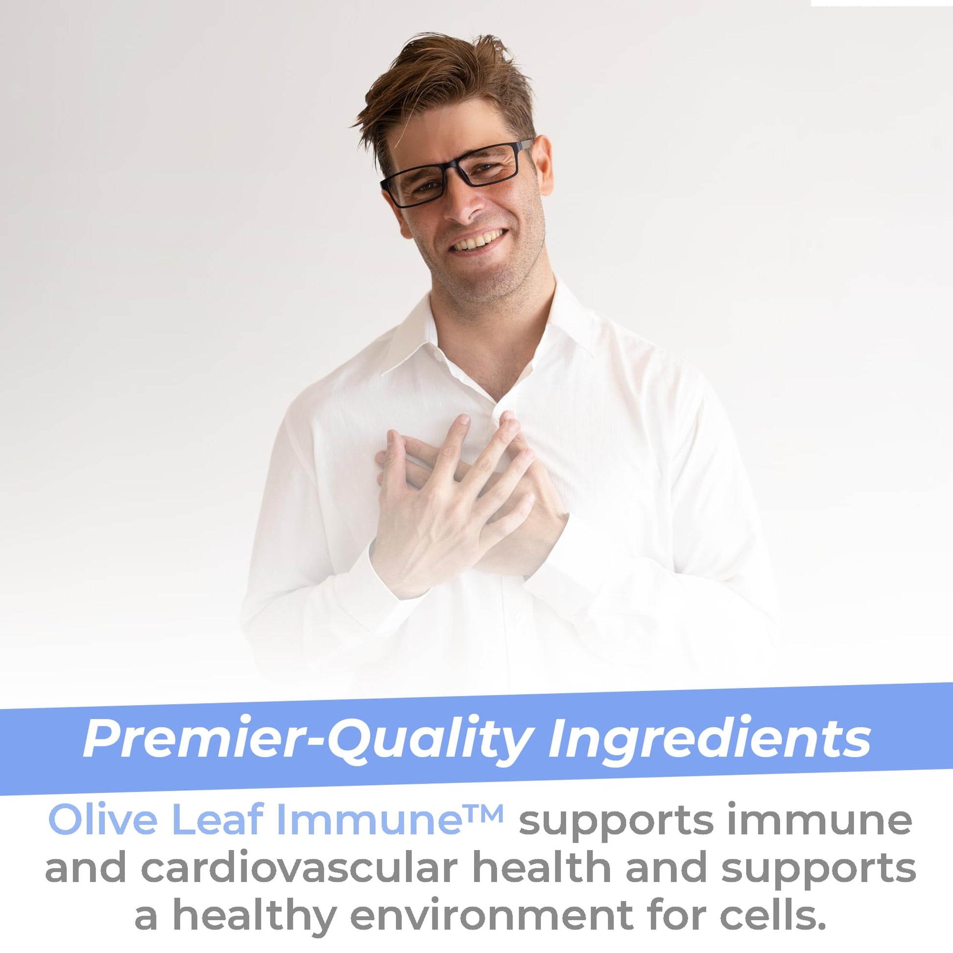 Premier Research Labs Olive Leaf Immune - Olive Leaf Extract Capsules, The Olive Leaf Pills with Phytonutrient Oleuropeinm, Herbal Supplement for Immune & Heart Health Support - 60 Vegetarian Capsules Premier Research Labs uk supplements