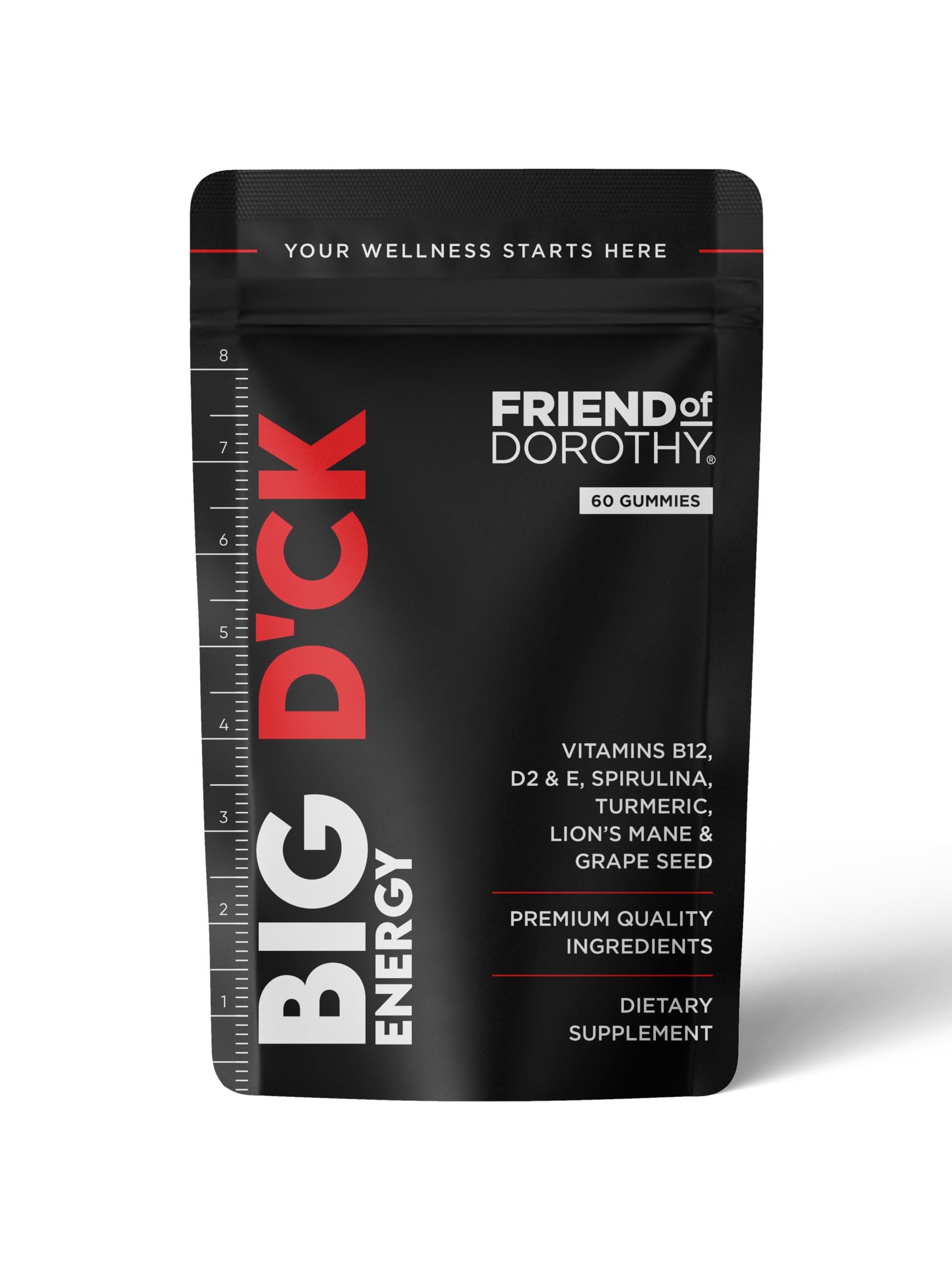 FRIEND OF DOROTHY Daily Multivitamin for Men, Energy, Focus & Immunity Support, Ashwagandha, Lion’s Mane & Reishi, 60 Capsules FRIEND OF DOROTHY uk supplements