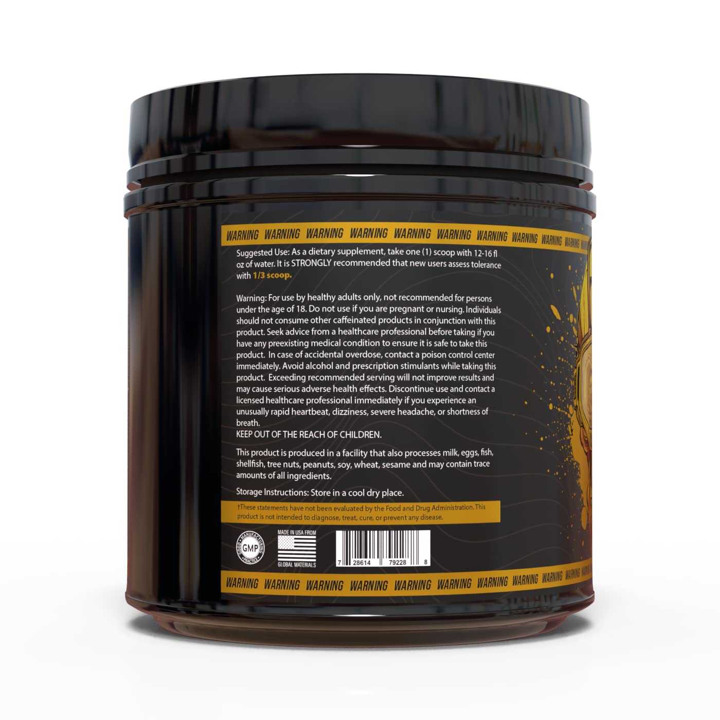 OVERDOS3D Pre-Workout Powder | Ultra-High Dosage | for Advanced Users ONLY Heath Secret uk supplements