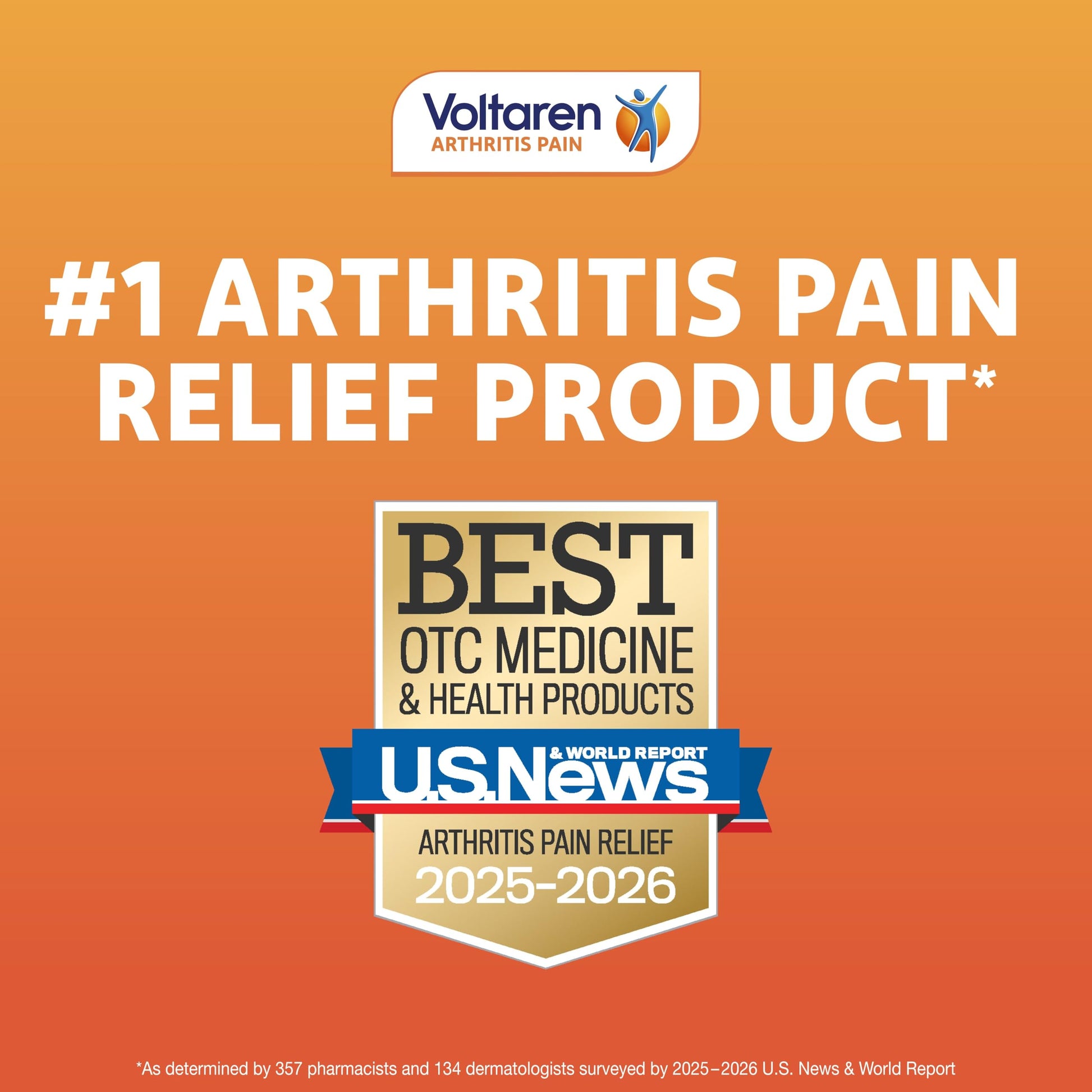 Voltaren Arthritis Pain Relief Gel, Diclofenac Sodium, 1% (NSAID), Clinically Proven Powerful Pain Reliever with Easy Open Flip Top Cap, No Prescription Needed, 5.3oz Voltaren uk supplements