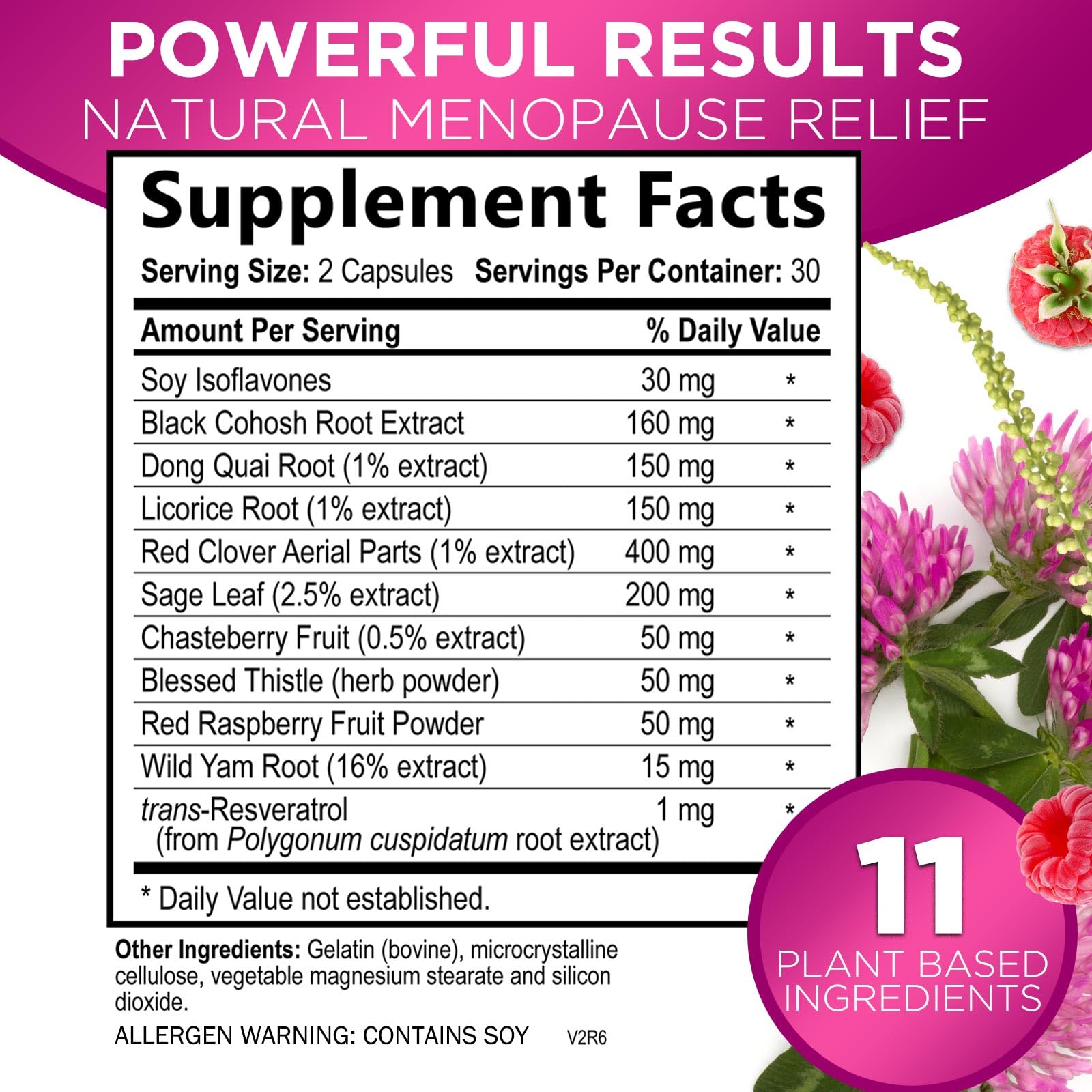 Menopause Supplements for Women - Complete Menopause Relief with Dong Quai & Black Cohosh - For Natural, Mild Hot Flash & Night Sweats - Hormone, Energy & Balance Support, Bottled in USA - 60 Capsules Nature's Nutrition uk supplements