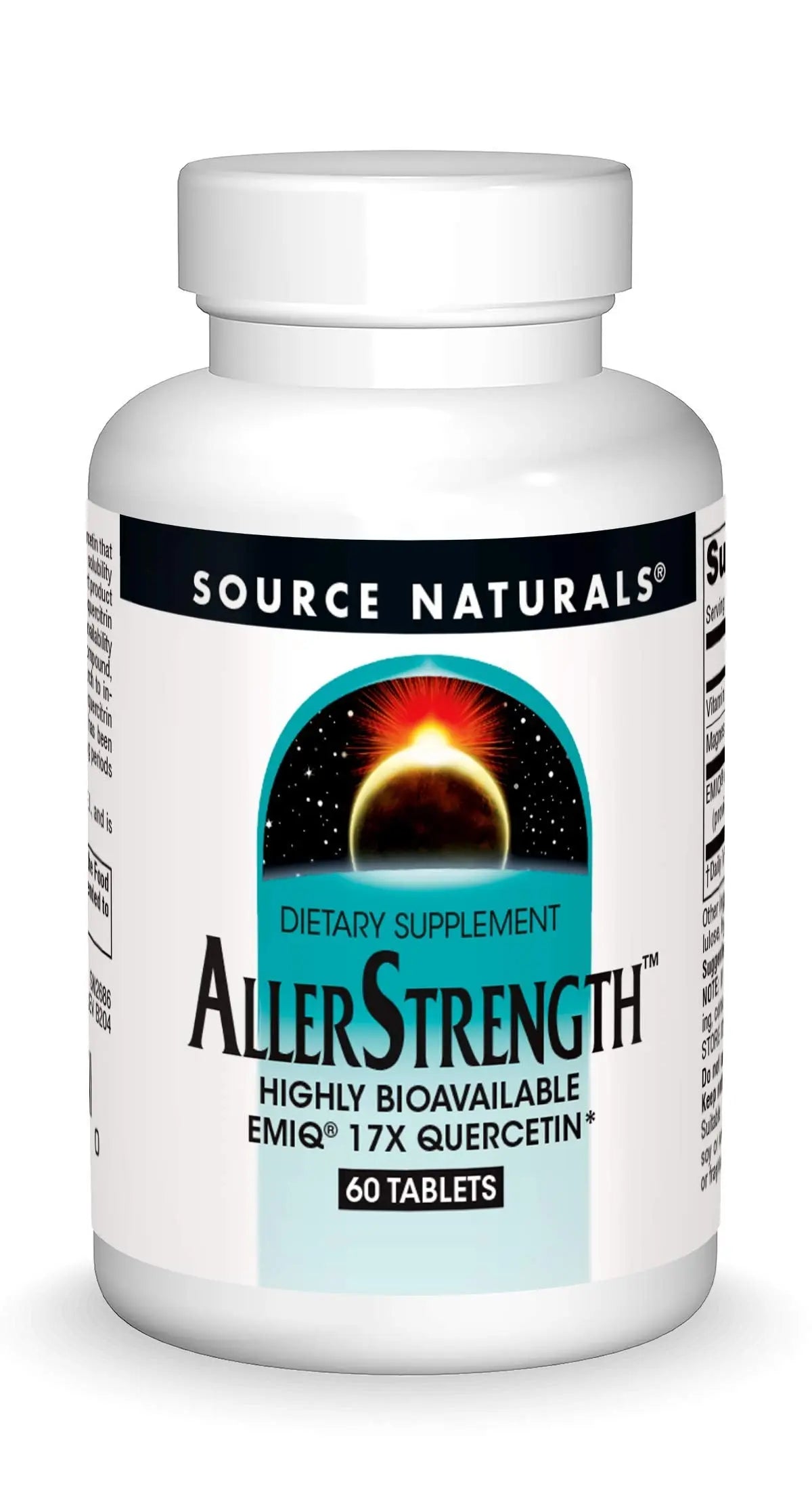 Source Naturals AllerStrength Fast-Acting Seasonal Immune Support - Highly Bioavailable Quercetin* - 60 Tablets Source Naturals uk supplements