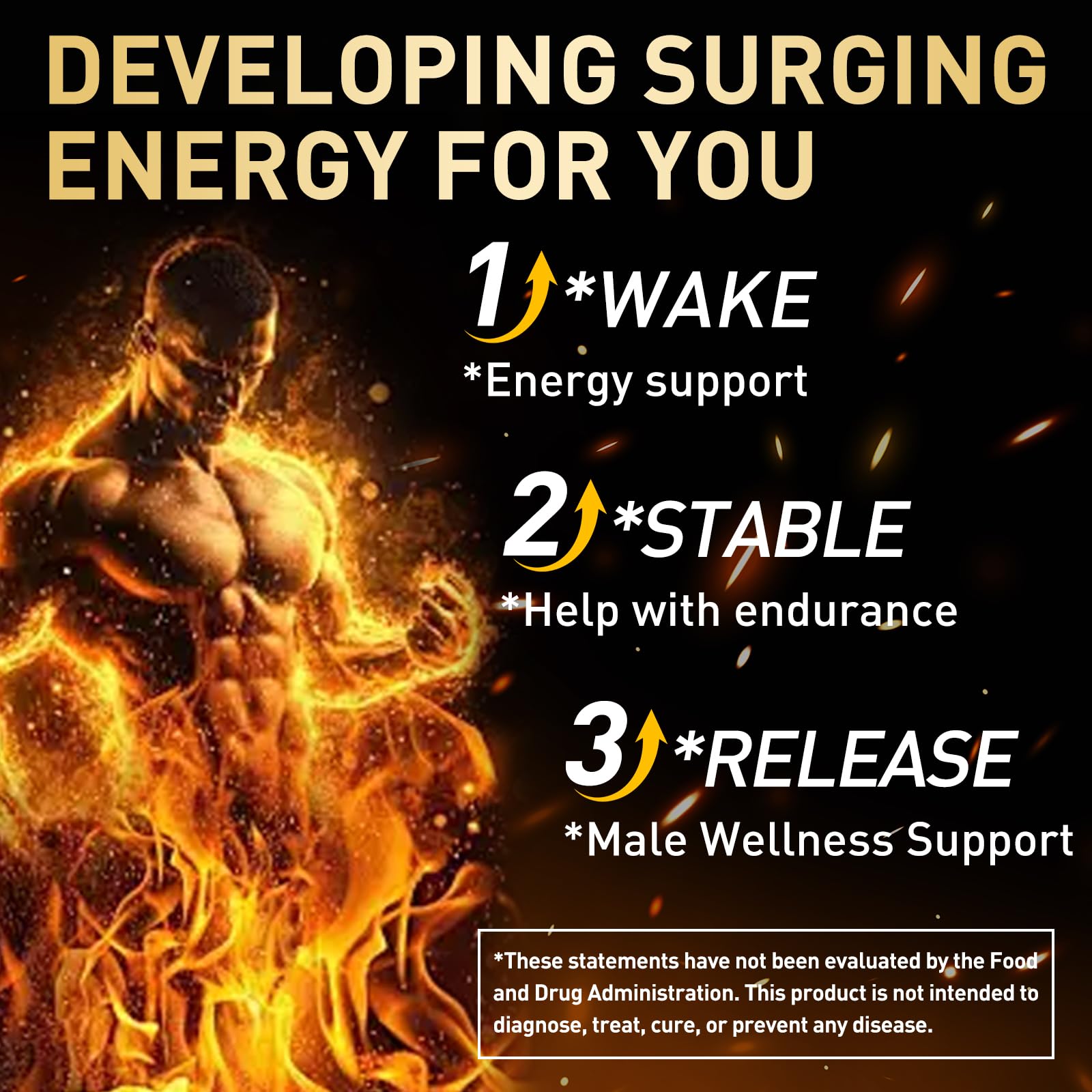 XKQ Men’s Vitality Support Supplement – Daily Energy & Performance Formula for Adult Men | Supports Circulation, Stamina & Confidence | Herbal & Amino Blend | 30 Tablets | 3rd Party Tested XKQ uk supplements