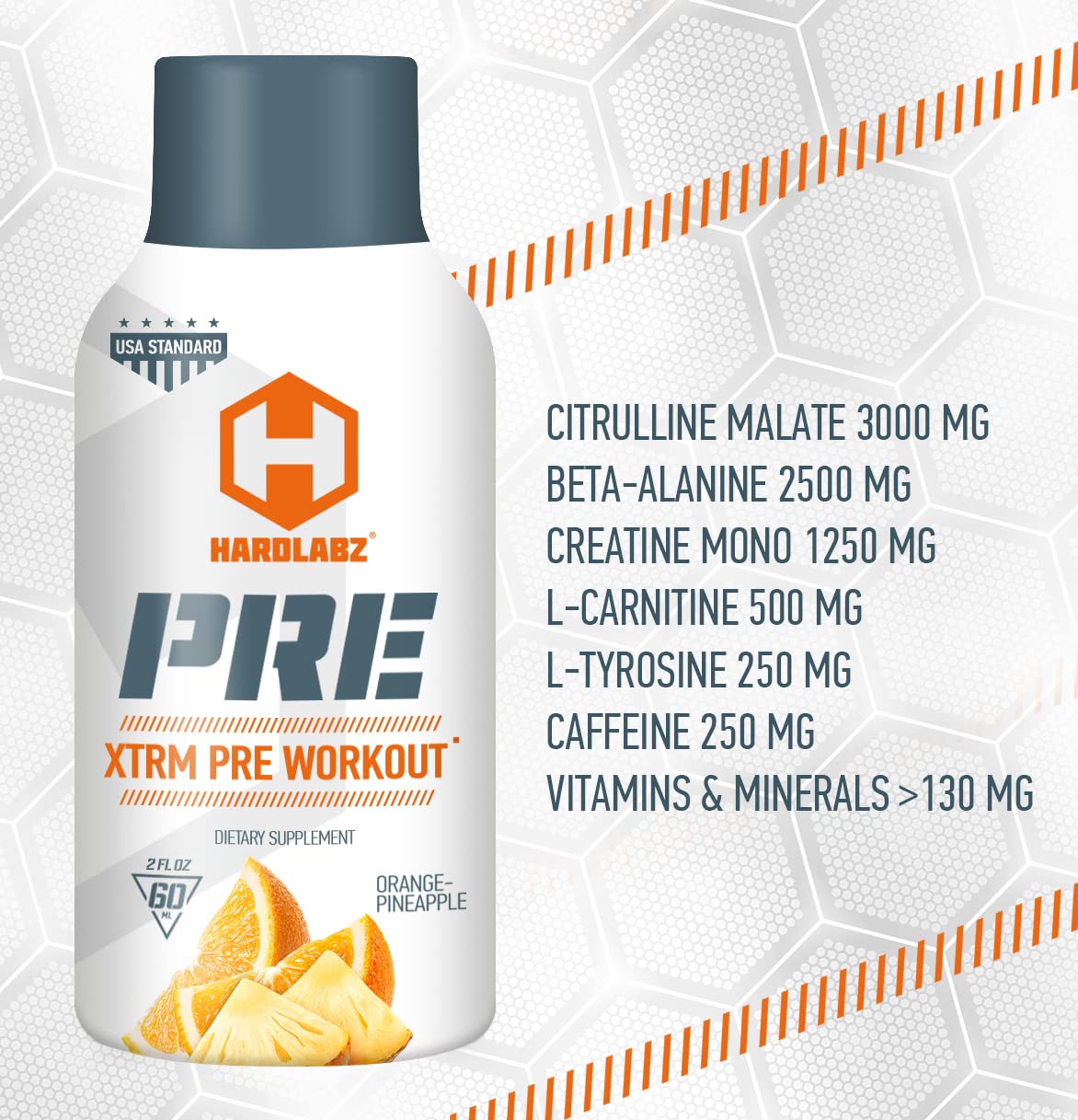 HARDLABZ PRE – Extra Strength Liquid Pre-Workout Energy Shot with Caffeine (250 mg) HARDLABZ uk supplements