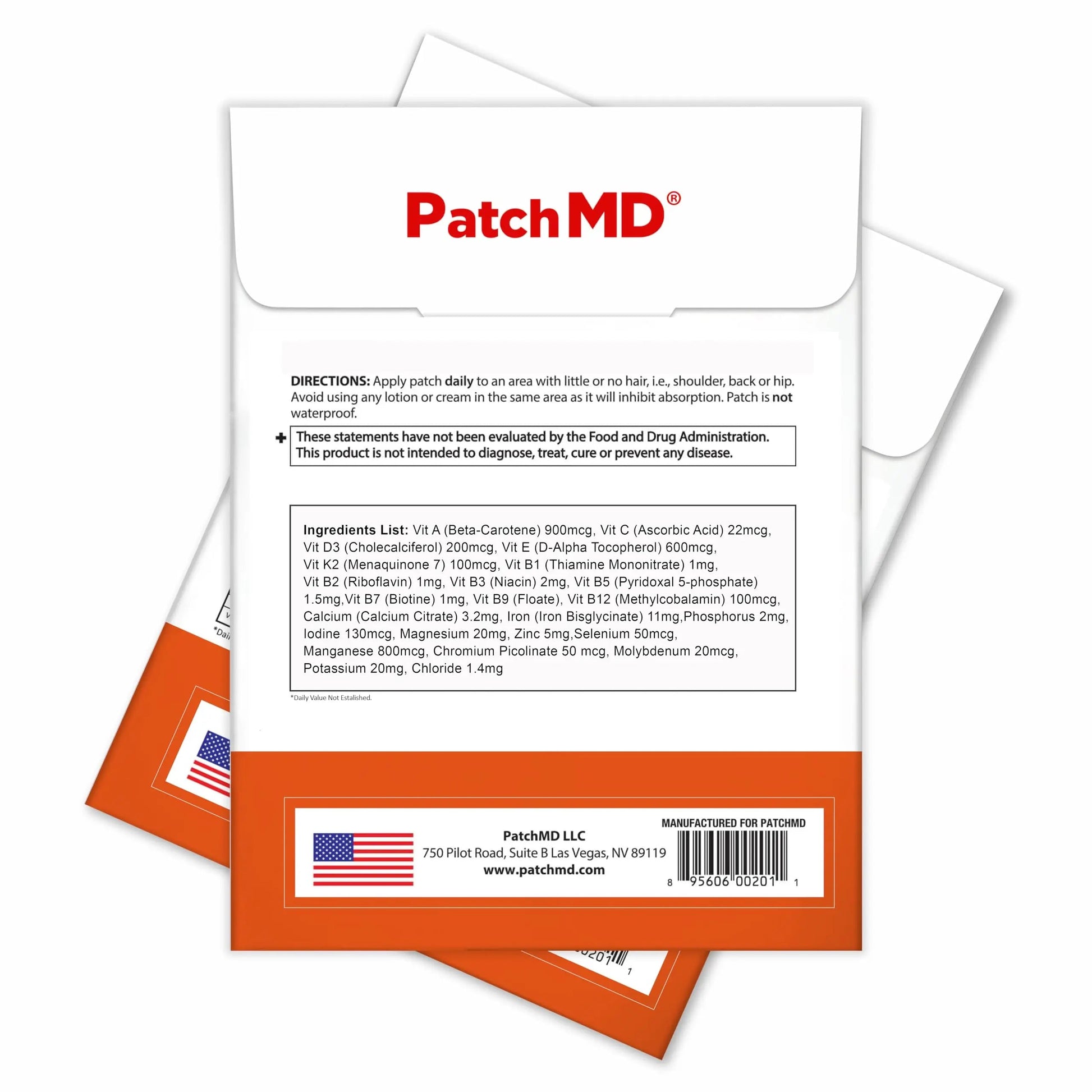 Multi Plus - Topical Patches - 30 Days Supply PatchMD uk supplements