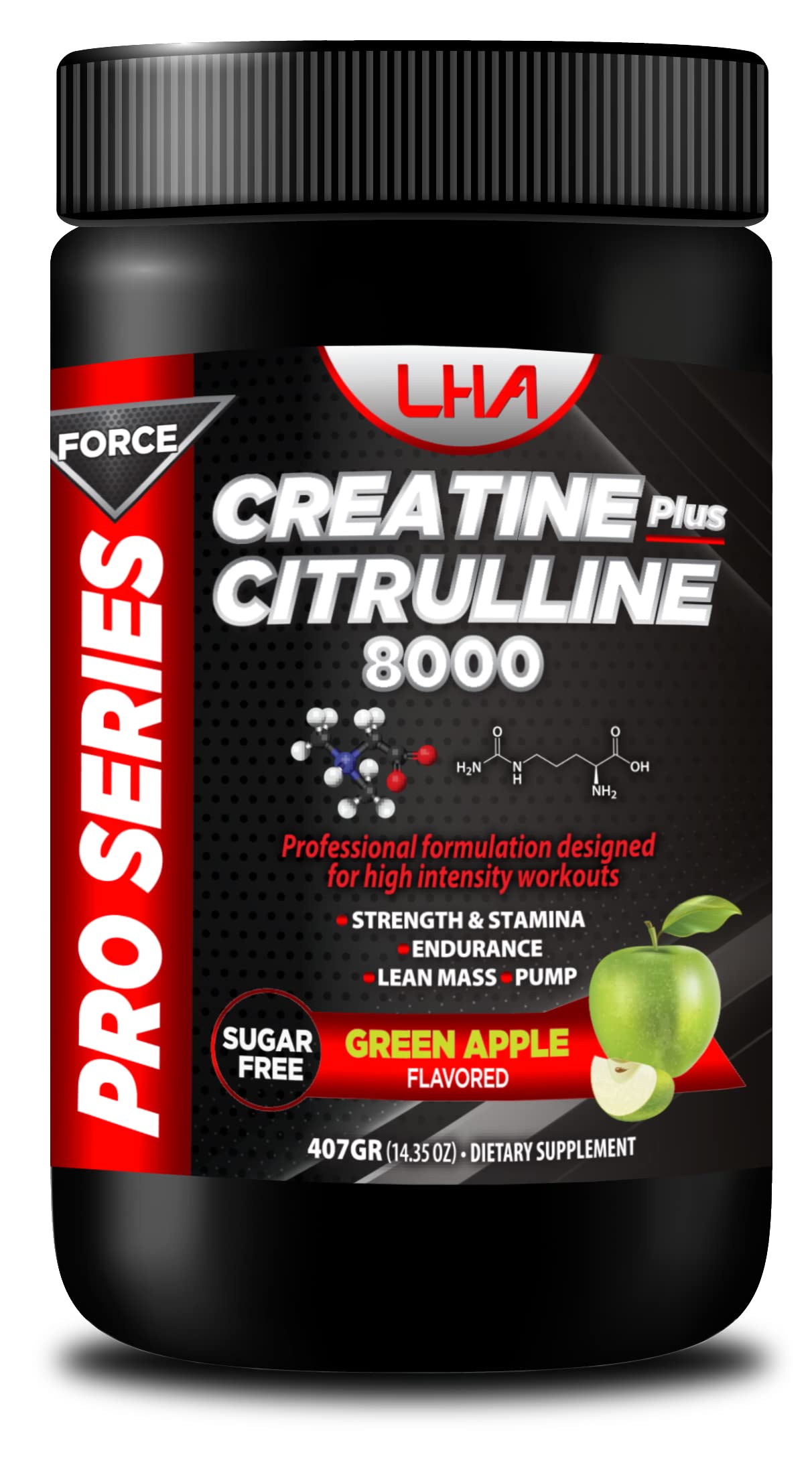 Essential Alternatives Pro Series Force Creatine + Citruline 8000. Strenght & Stamina Essential Alternatives uk supplements