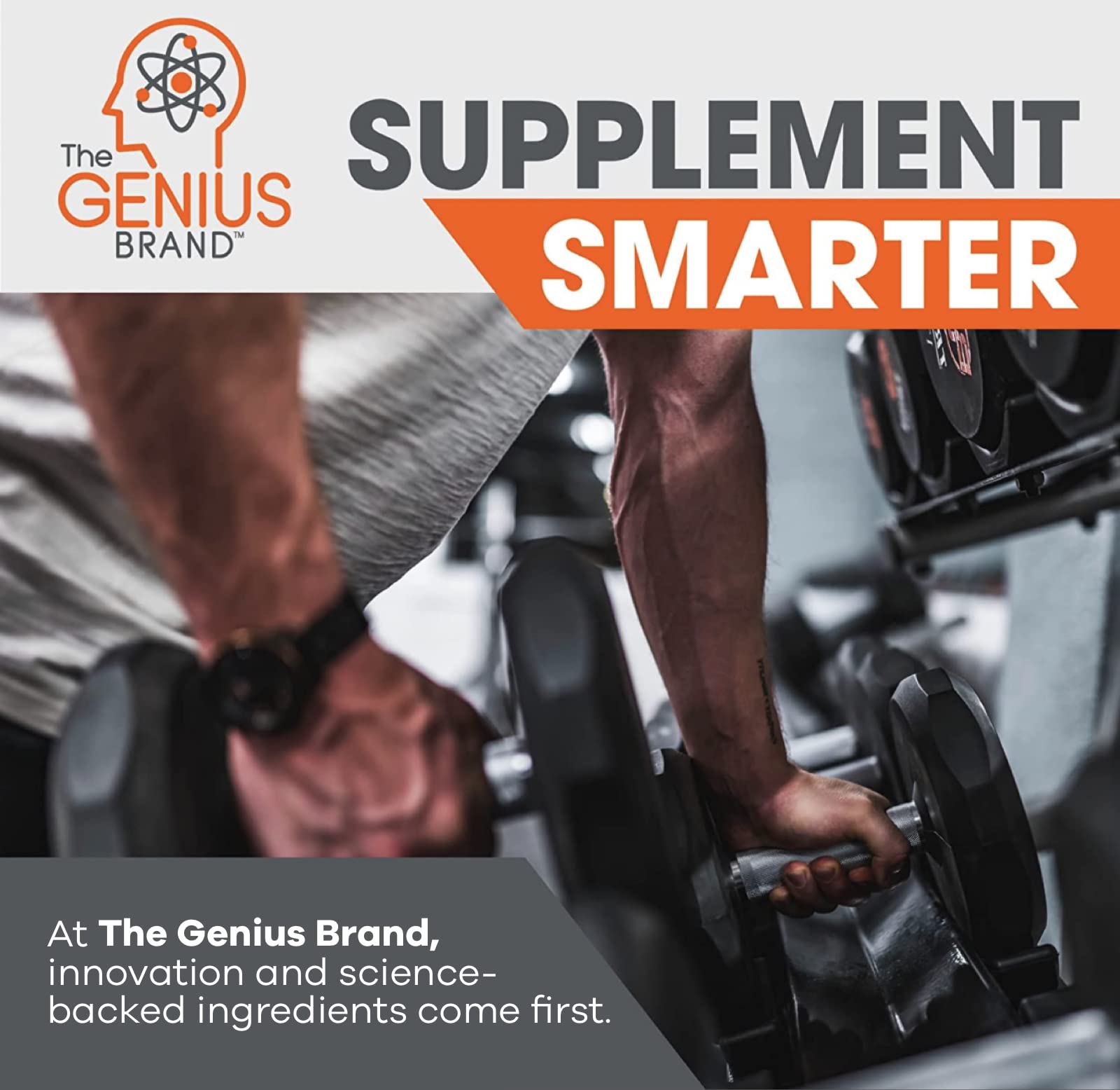 Genius Pre Workout Powder, Sour Cherry, and Genius Micronized Creatine Monohydrate The Genius Brand uk supplements
