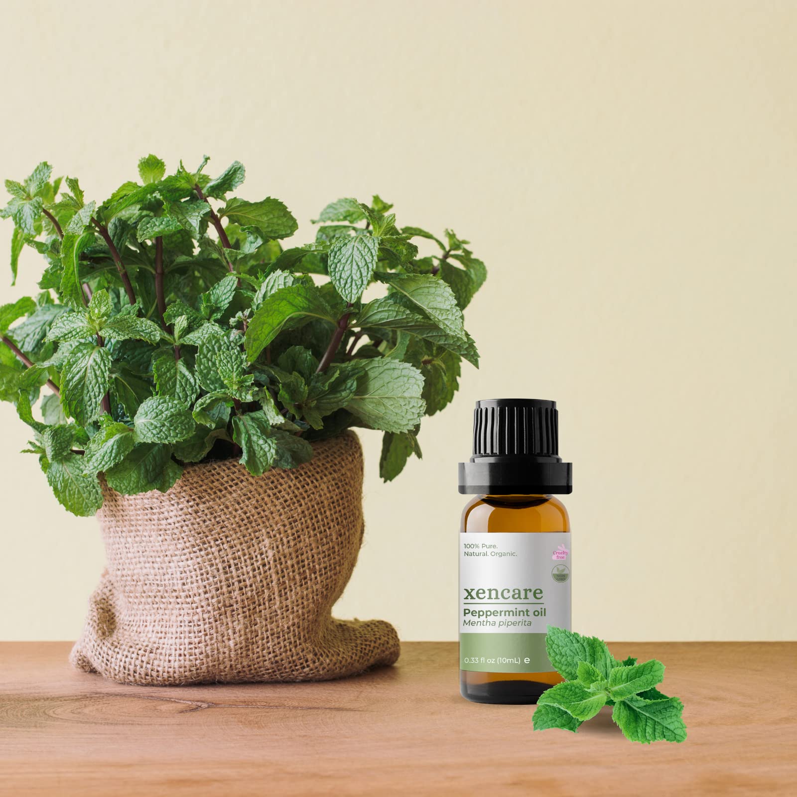 xencare Peppermint USDA Organic Food Grade Essential Oil | 100% Pure Natural Undiluted XenCare uk supplements