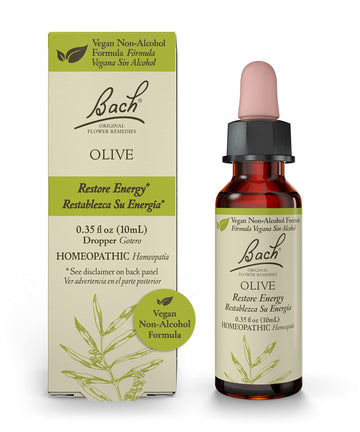 Bach Original Flower Remedies, Olive for Energy (Non-Alcohol Formula), Natural Homeopathic Flower Bach uk supplements
