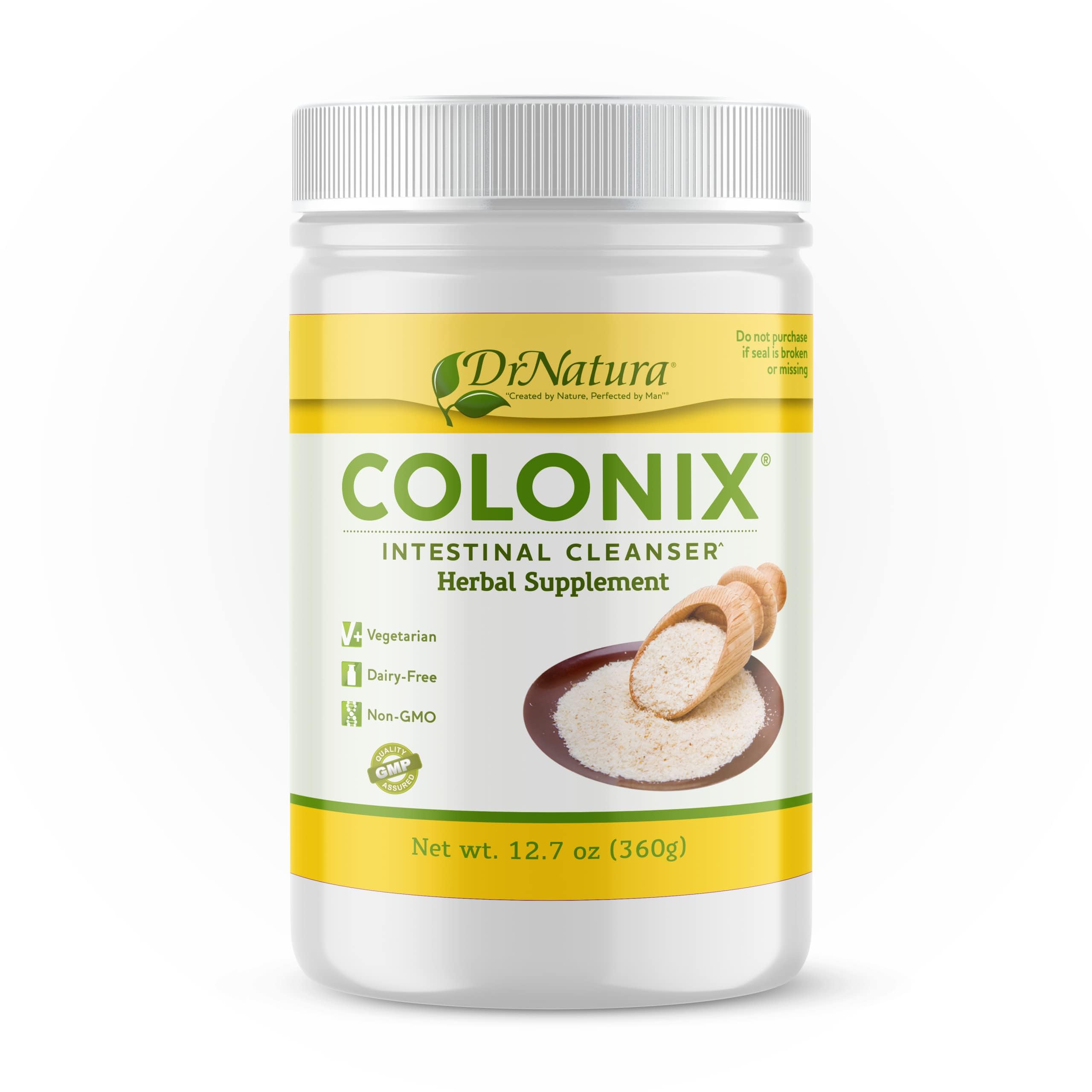 Dr Natura Colonix Intestinal Cleanser, All-Natural Daily Fiber, Colon Detox and Cleanse DrNatura uk supplements