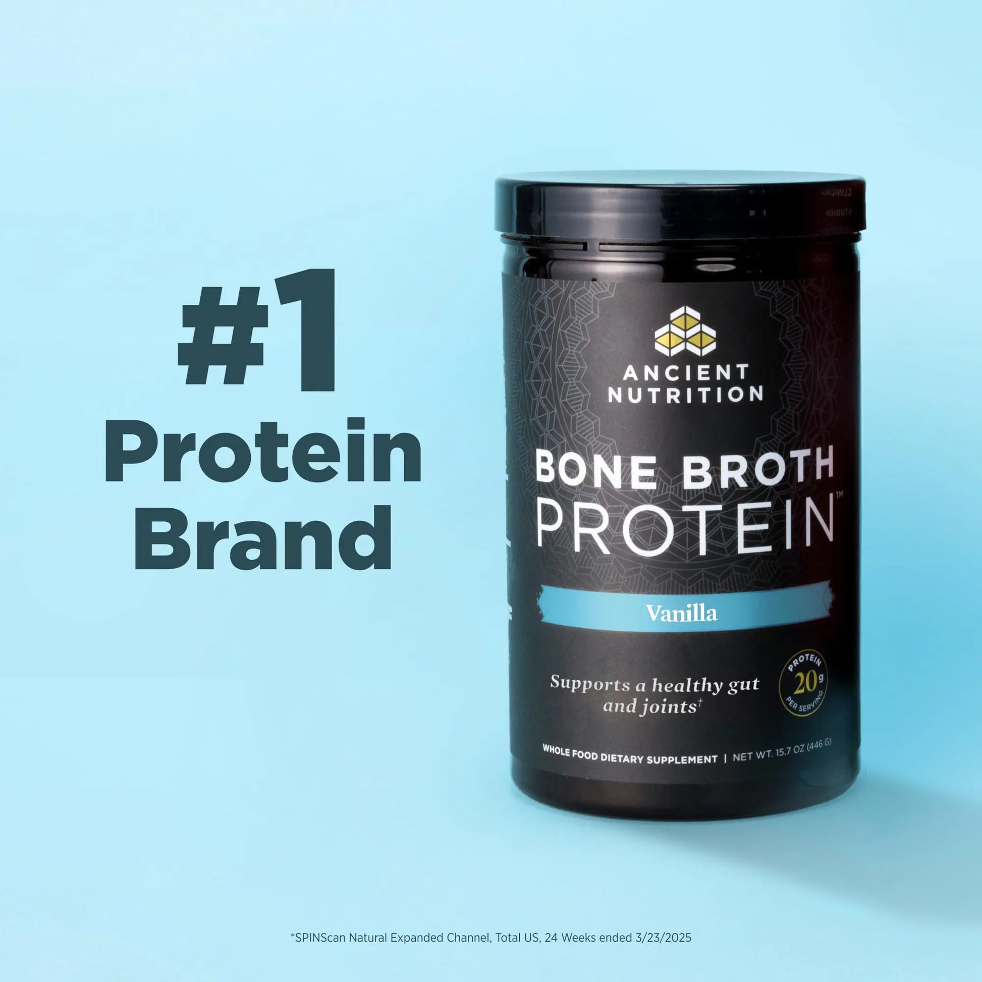 Ancient Nutrition Protein Powder Made from Real Bone Broth, Chocolate, 20g Protein Per Serving, 20 Serving Tub, Gluten Free Hydrolyzed Collagen Ancient Nutrition uk supplements