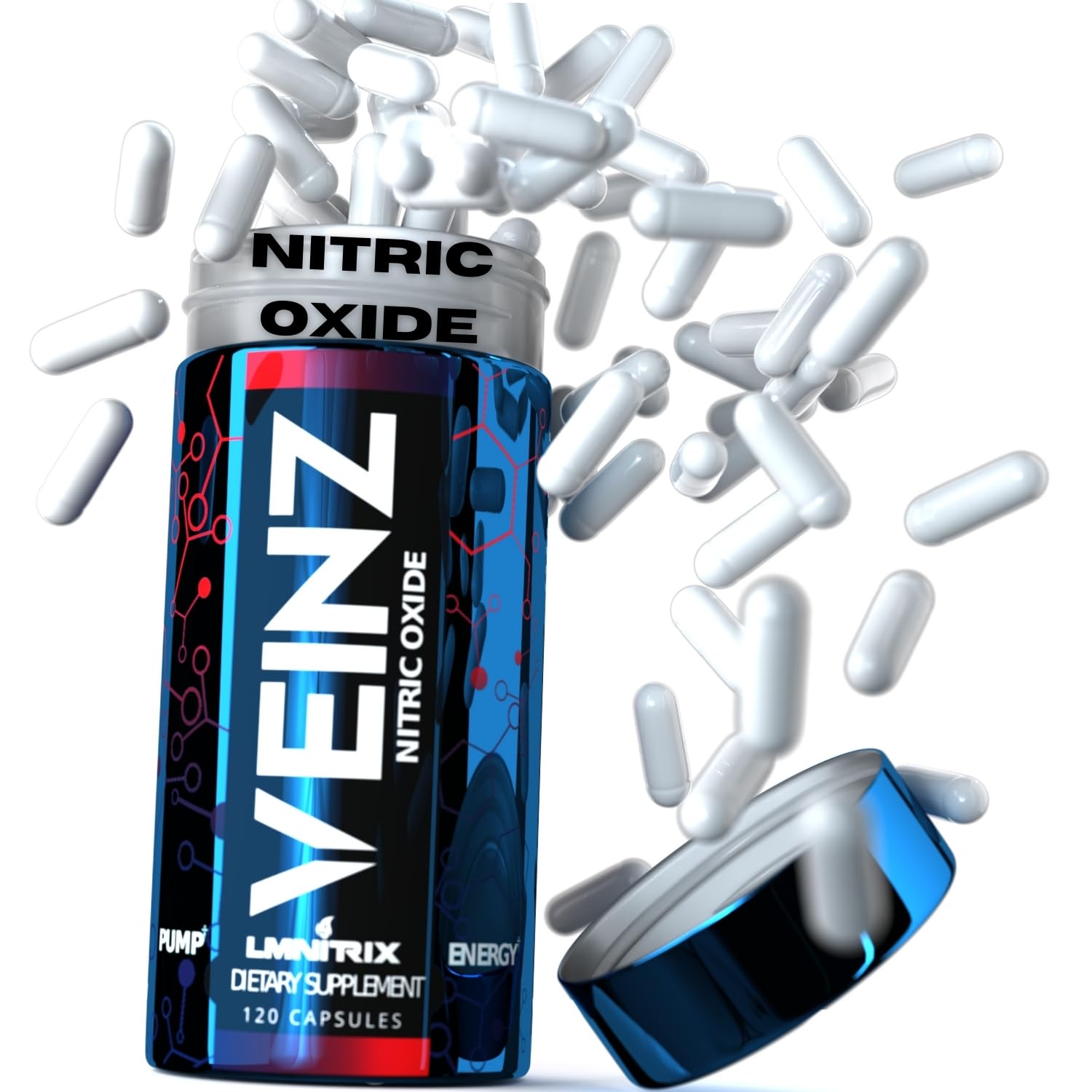 LMNITRIX VEINZ Pills ✮ Nitric Oxide Supplement with L-Arginine, L-Citrulline & ALA LMNITRIX uk supplements