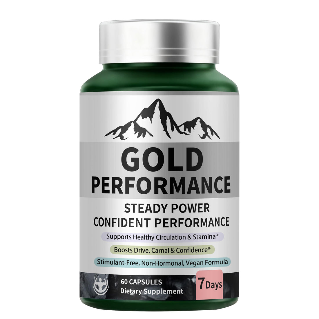 Quantum Gold Performance Capsulas – Daily Energy & Endurance Support Supplement | Boost Motivation & Confidence | 60 Capsules(1PC) ultimapeak uk supplements