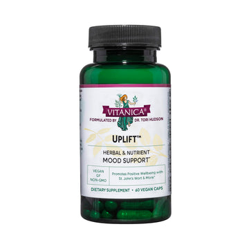 Vitanica Uplift, Mood and Emotional Support, Vegan, 60 Capsules Vitanica uk supplements