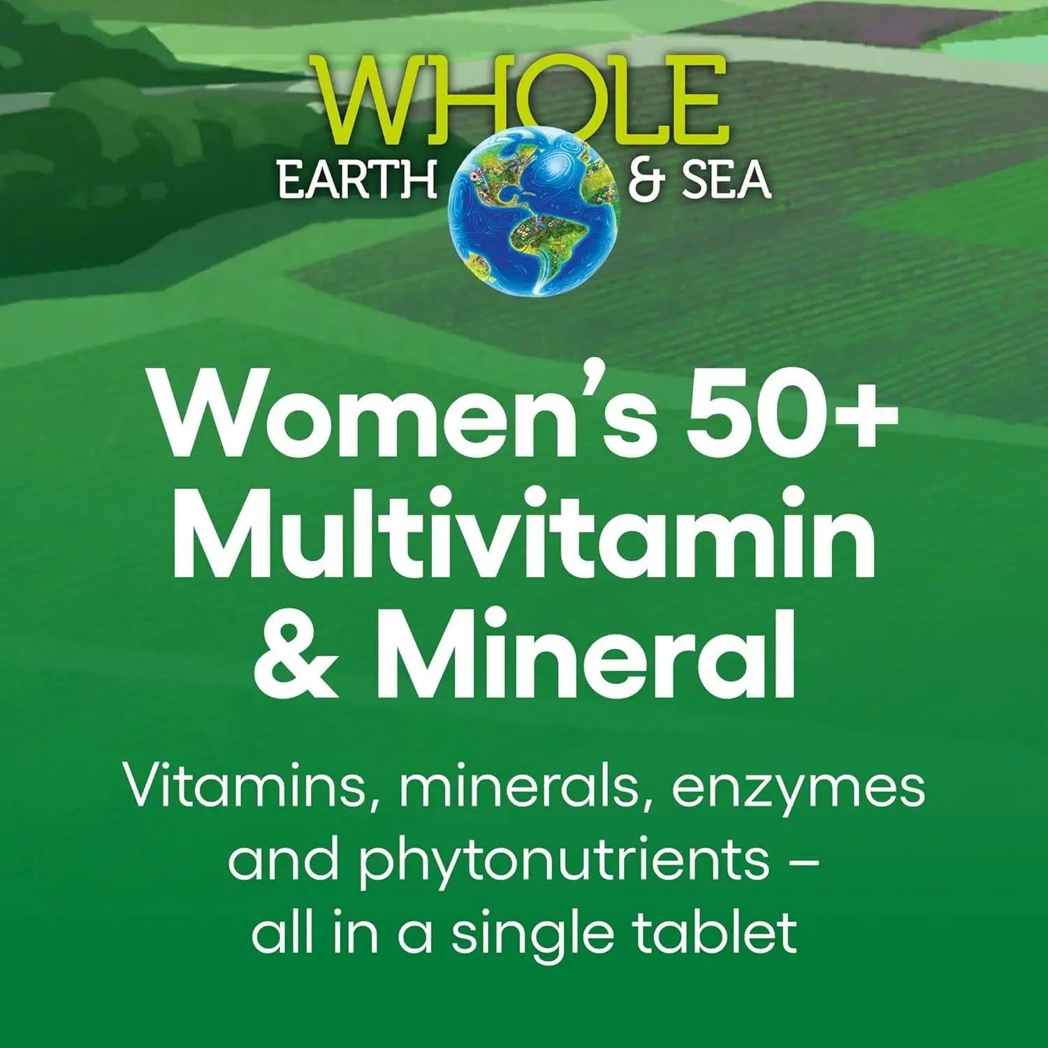 Natural Factors Whole Earth & Sea Women's 50+ Multivitamin & Mineral - Daily Multivitamin with Calcium, Selenium & More Natural Factors uk supplements