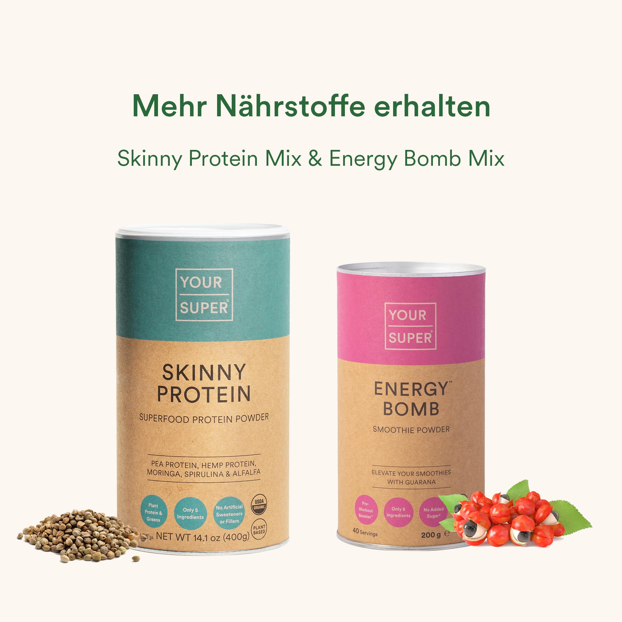 Your Super Plant Protein Organic Superfood Powder – Plant Based Protein Powder for Muscle Growth Your Super uk supplements
