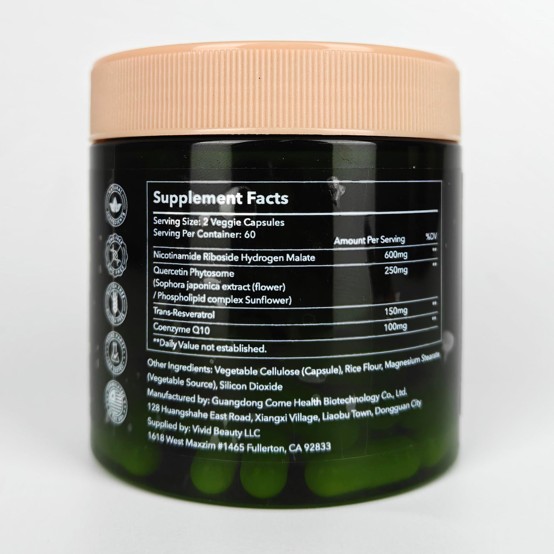 ZenUP NAD+ Supplement | 1100mg Liposomal Nicotinamide Riboside with Resveratrol & Quercetin | Anti-Aging, Cellular Energy, Mental Focus | 120 Caps ZenUP uk supplements