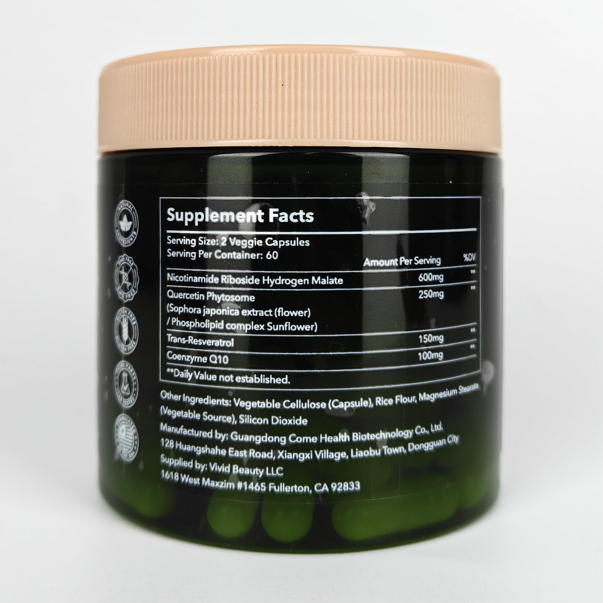ZenUP NAD+ Supplement | 1100mg Liposomal Nicotinamide Riboside with Resveratrol & Quercetin | Anti-Aging, Cellular Energy, Mental Focus | 120 Caps ZenUP uk supplements