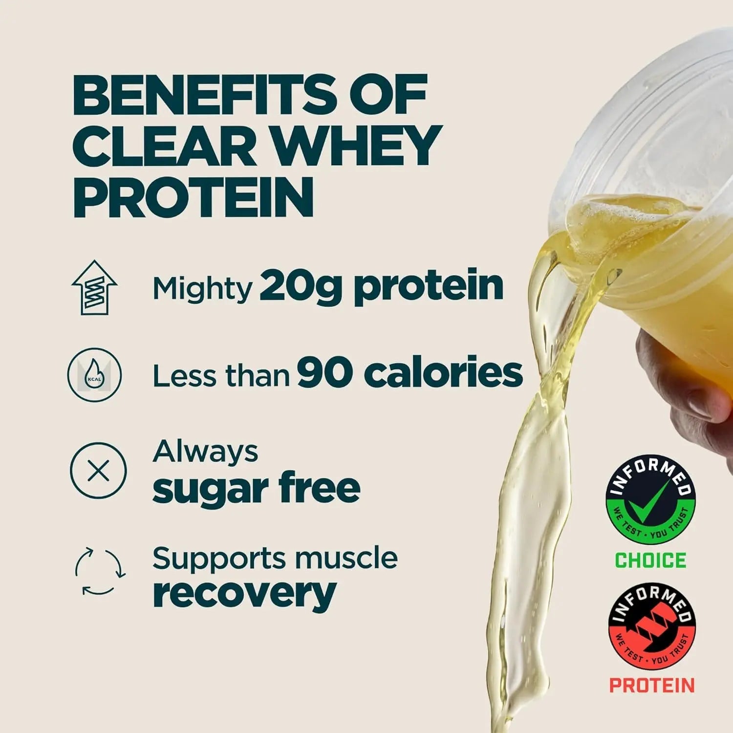 Myprotein Clear Whey Isolate Protein Powder, 20 Servings (1.1lbs) Orange Cream, 20g Protein per Serving, Naturally Flavored Drink Mix, Daily Protein Intake for Superior Performance Myprotein uk supplements