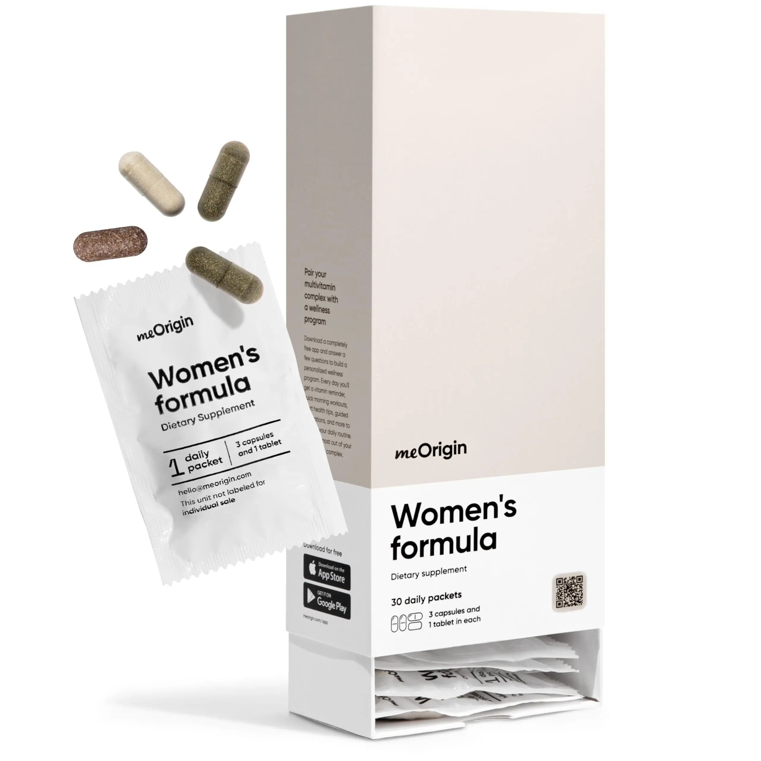 meOrigin Multivitamin for Women, All-in-One Supplement Complex with Vitamin B12, A, C, Biotin, D, E, Folate, Magnesium meOrigin uk supplements