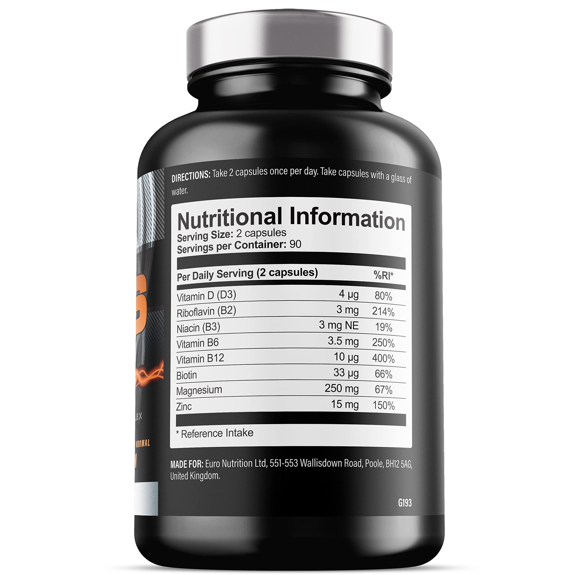 ZM6 - High Strength Zinc Magnesium Supplement - Zinc and Magnesium Tablets Iron Labs Nutrition uk supplements
