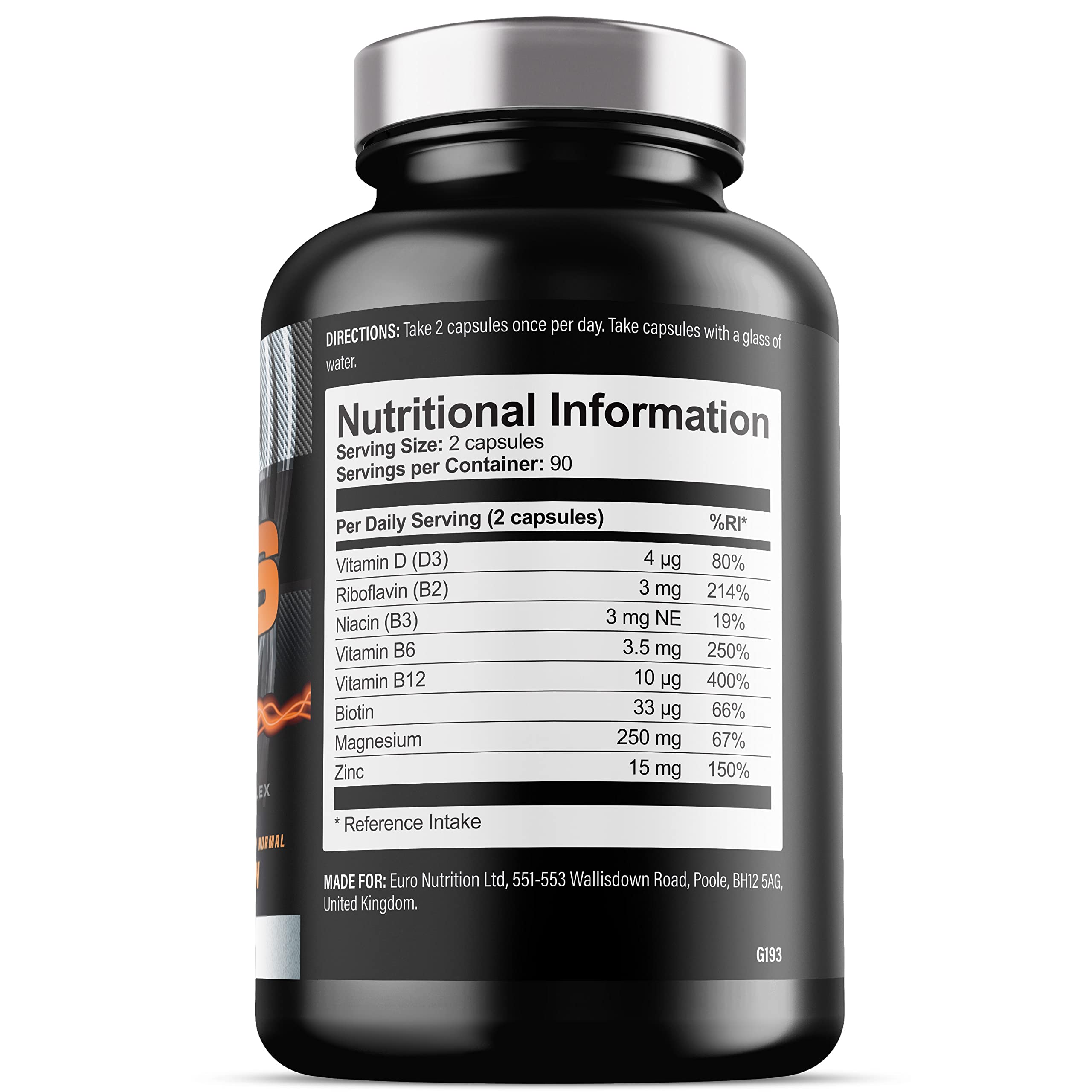 ZM6 - High Strength Zinc Magnesium Supplement - Zinc and Magnesium Tablets Iron Labs Nutrition uk supplements