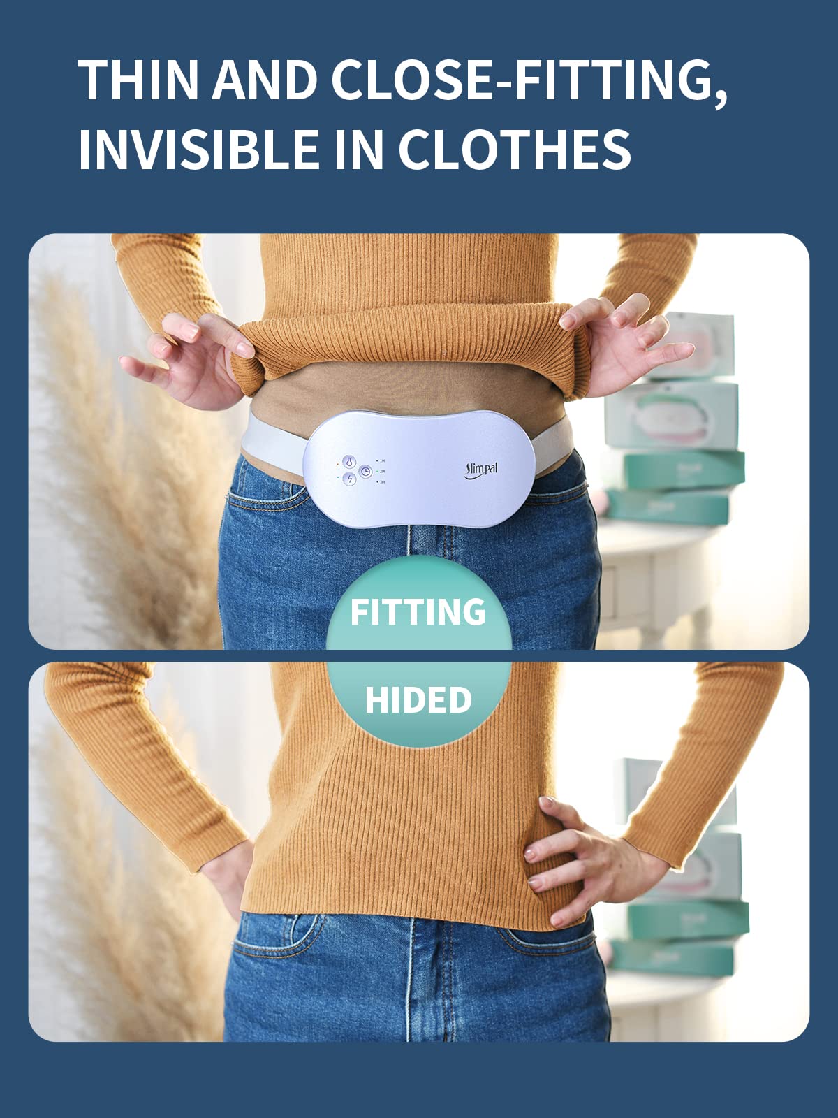 Slimpal Period Heating Pad for Cramps, FSA HSA Eligible Approved, Portable Heat Pad Slimpal uk supplements