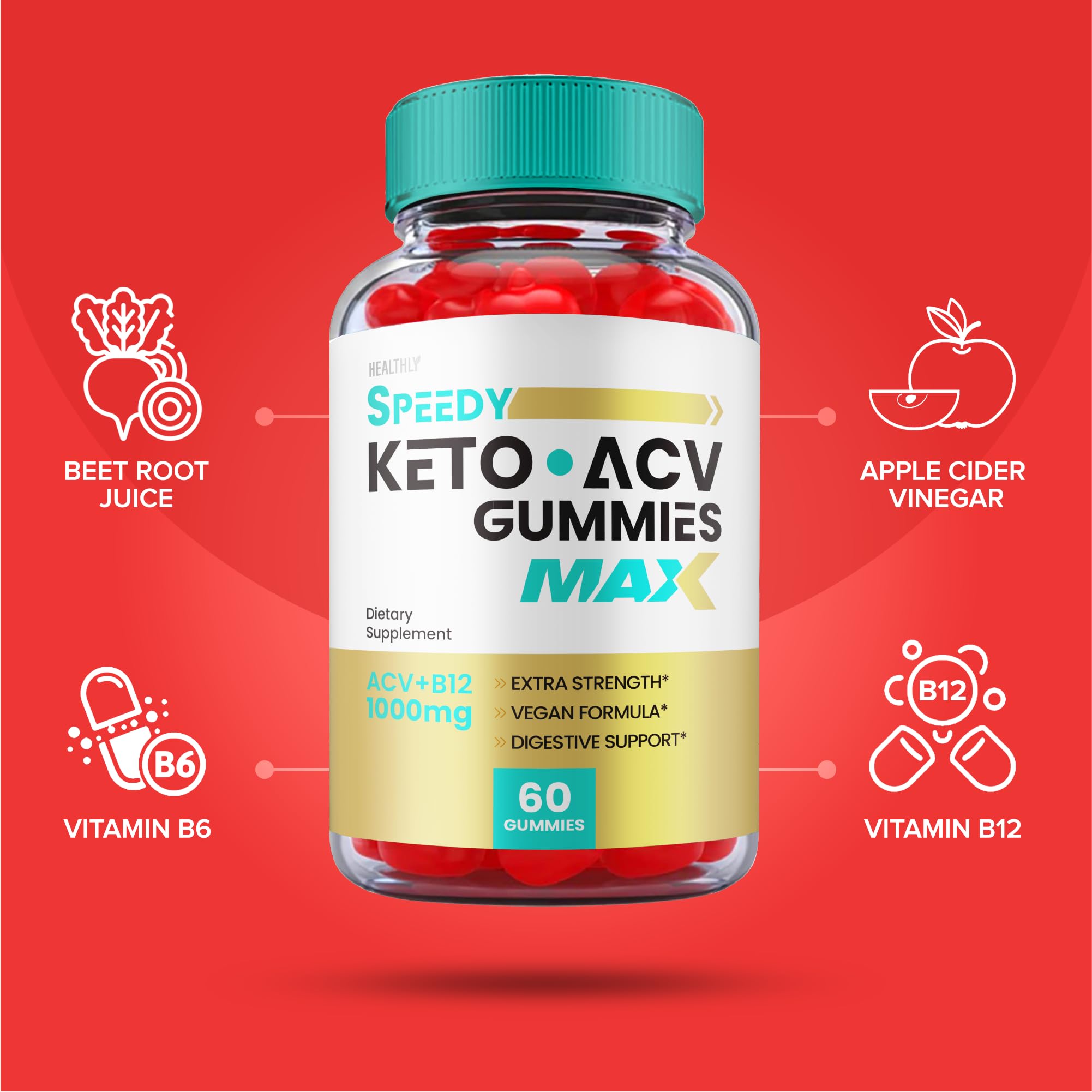 (5 Pack) Speedy Keto ACV Gummies Maximum Strength, Speedy Keto Plus ACV Gummies Healthly uk supplements