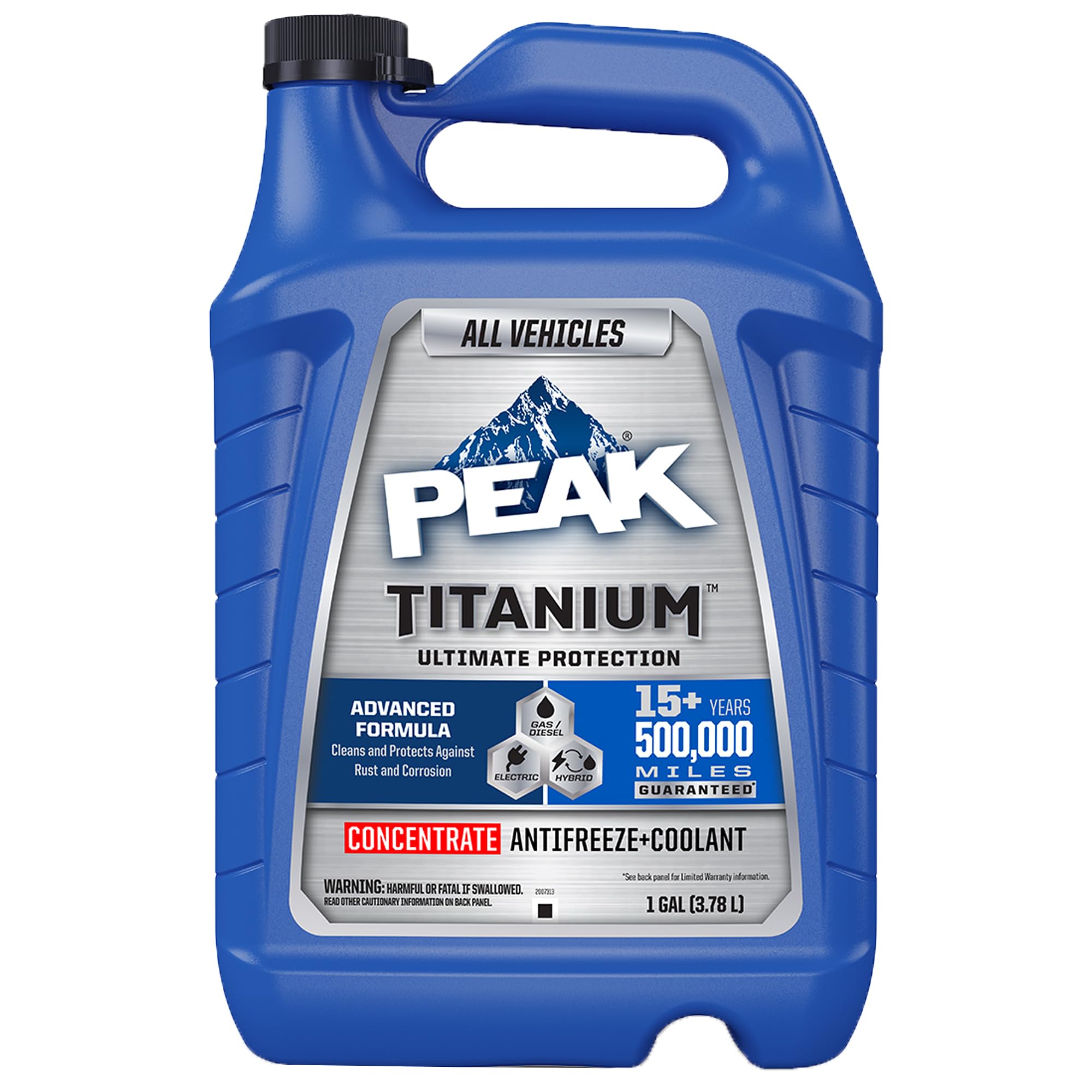 PEAK Titanium Concentrate Prediluted Antifreeze and Coolant for All Engine Cooling Systems, Long-Lasting Yellow Engine Coolant/Antifreeze for Lifetime Engine Protection in All Vehicles, 1 Gal. PEAK uk supplements