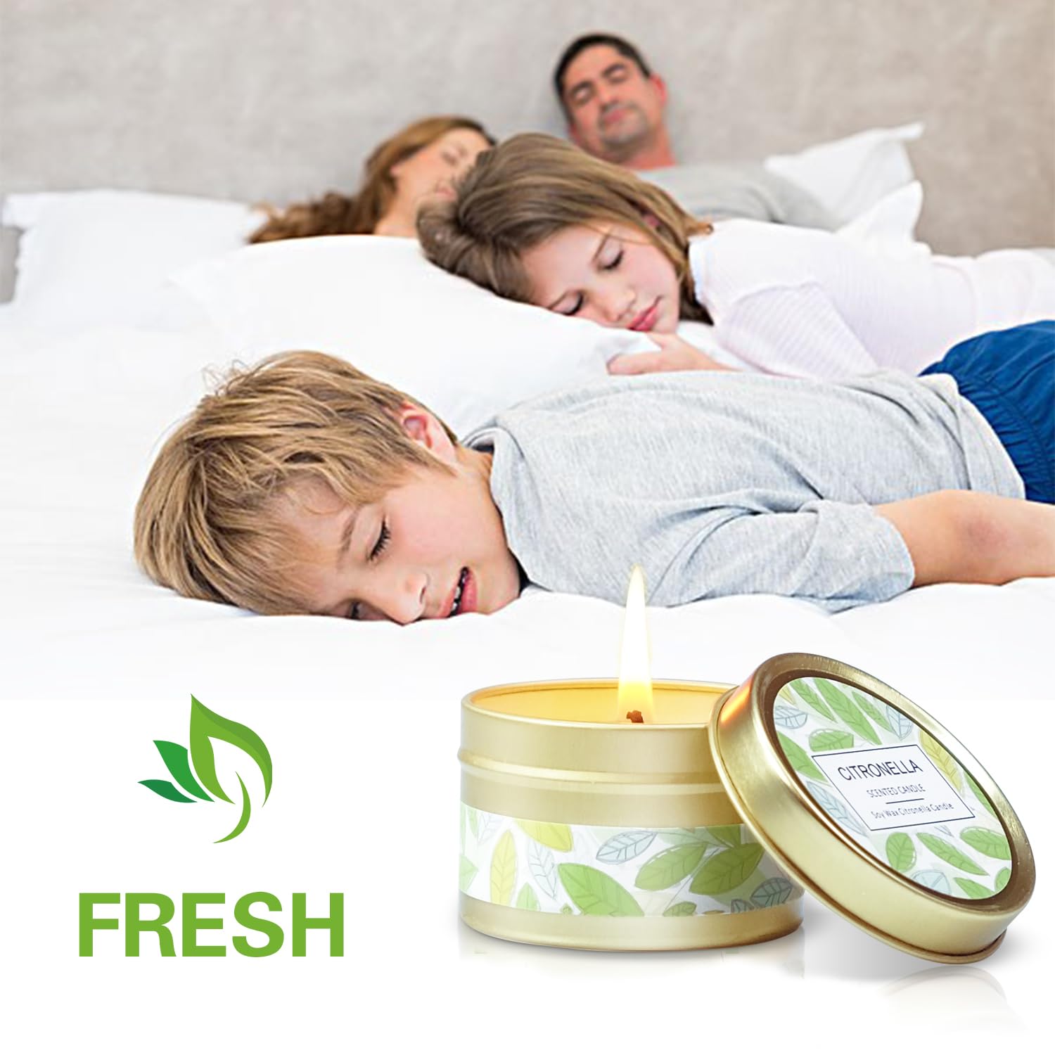 Citronella Candles Outdoor, Scented Candles, Summer Soy Wax Candles, Lemongrass Candles STRN uk supplements