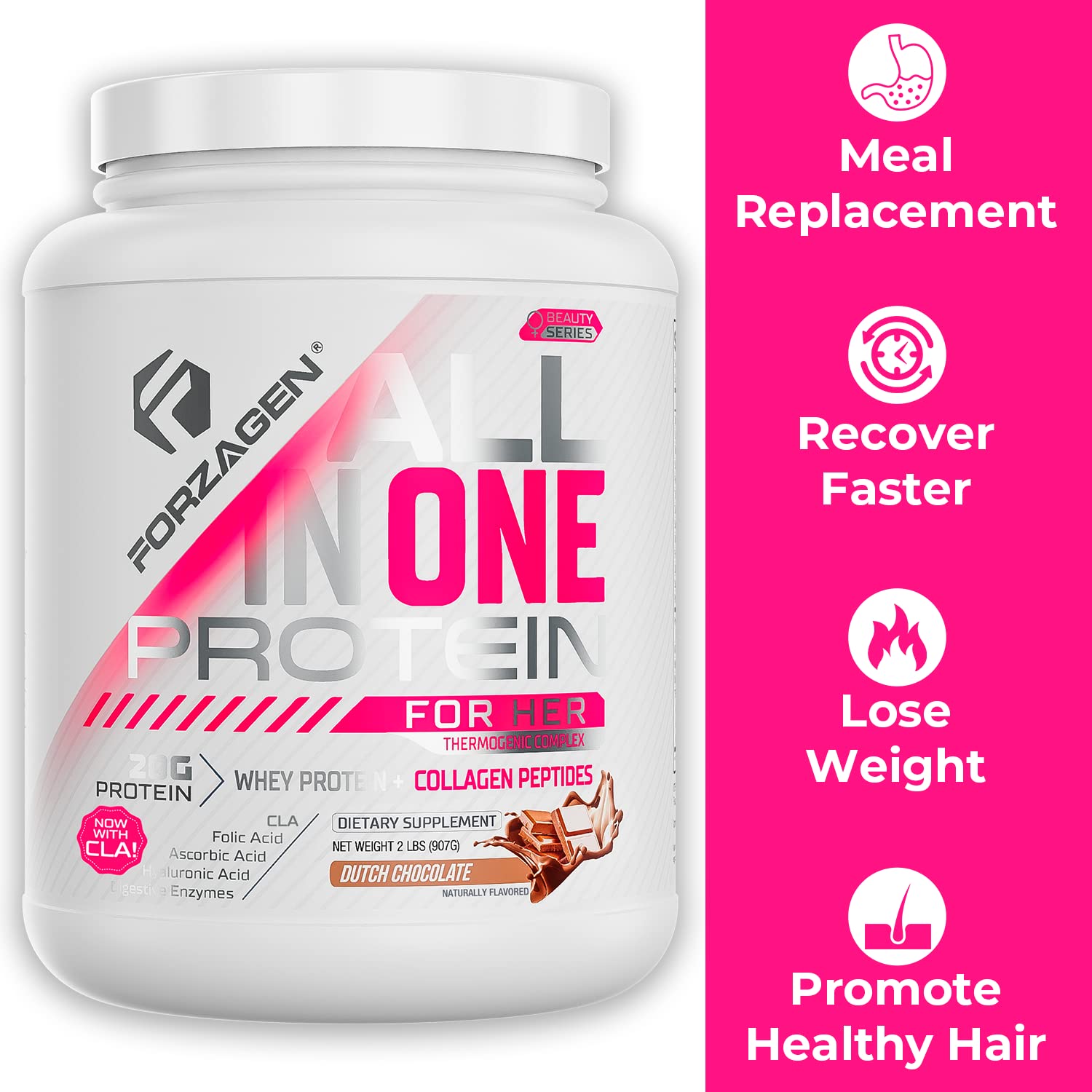 Forzagen Protein Powder for Women - Protein Shake With Collagen Powder for Women Forzagen uk supplements