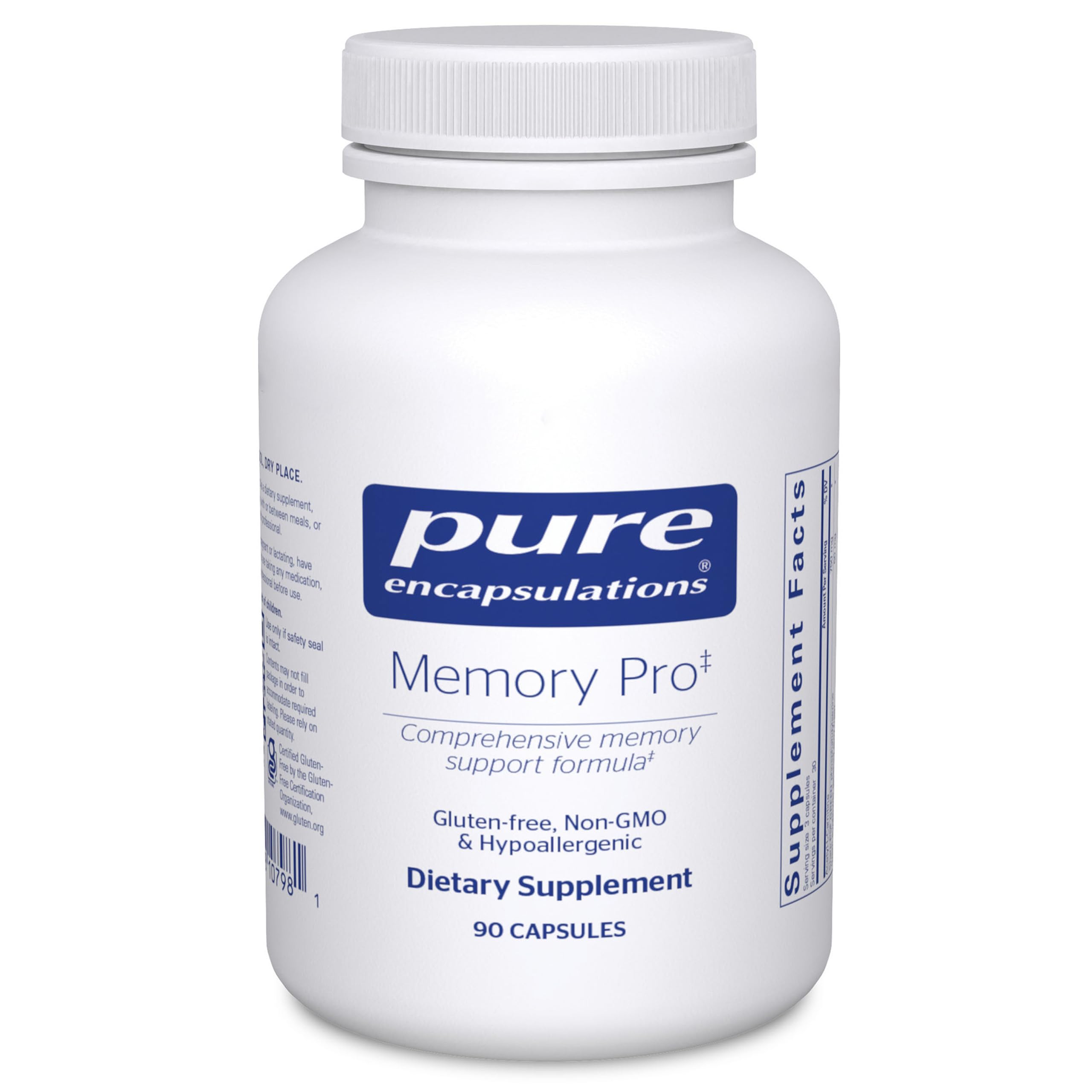 Pure Encapsulations Memory Pro | Comprehensive Memory Support Formula | 90 Capsules Pure Encapsulations uk supplements
