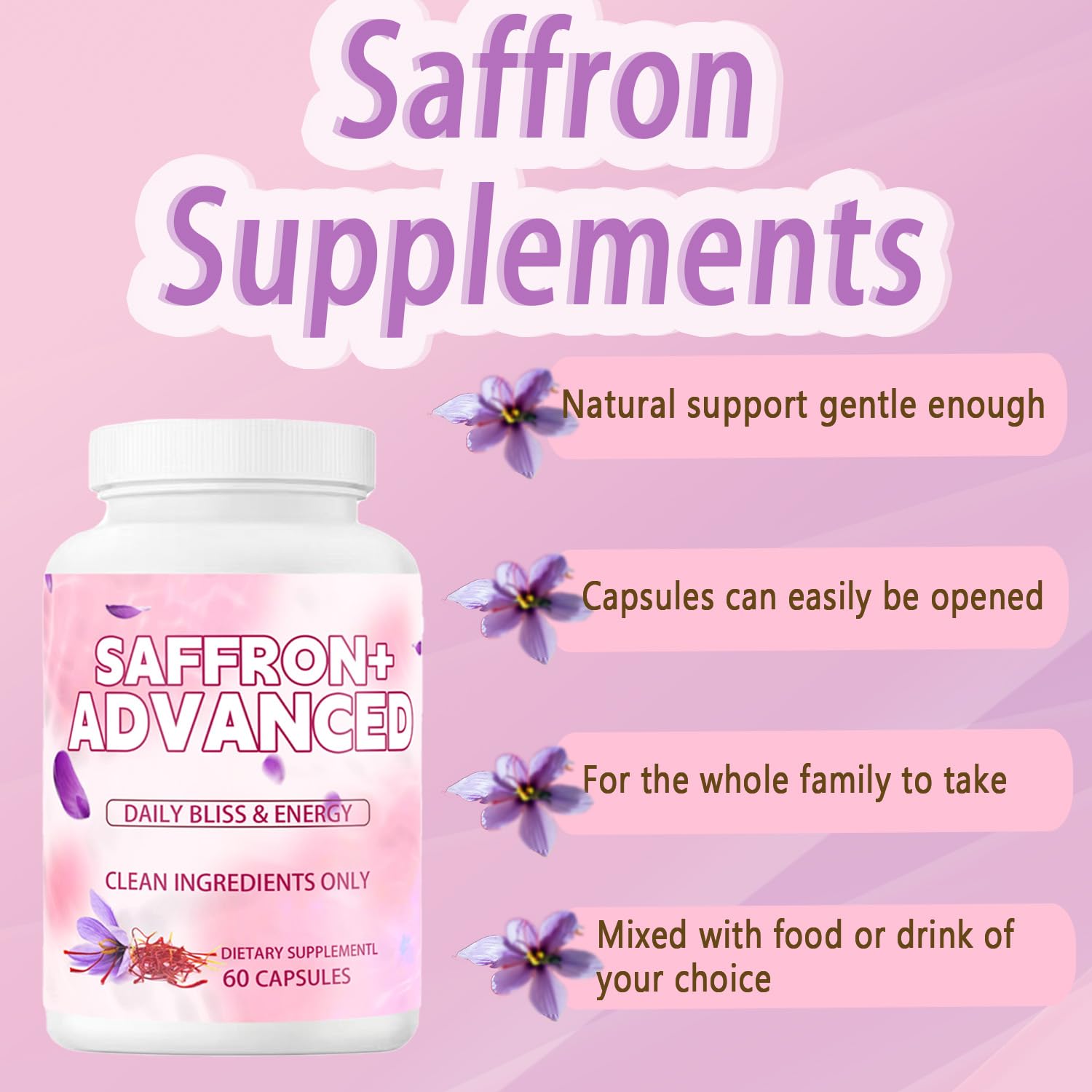 Auren Saffron Supplements,Advanced 10-in-1 Wellness Supplement | Ashwagandha, Fat-Soluble Vitamin C, Saffron Extract, Magnesium, Turmeric | 60 Vegan Capsules | Non-GMO Onswildc uk supplements