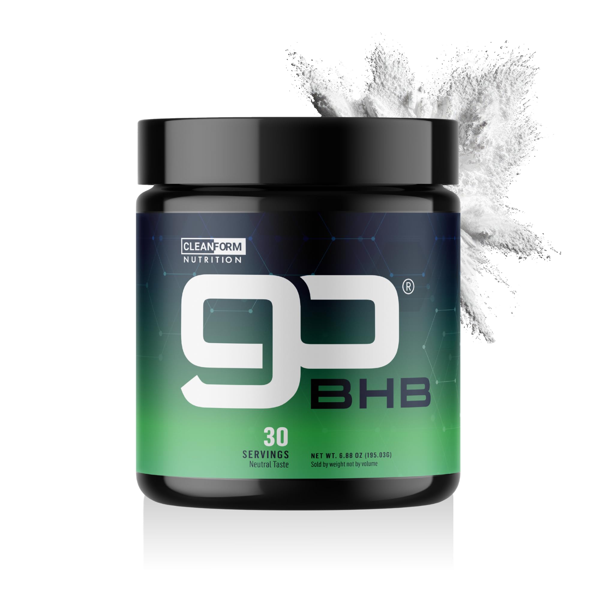 CleanForm Nutrition goBHB® Clean Energy Powder | NSF Sport Certified | Cellular Fuel with BHB Salts | Enhances Endurance, Mental Clarity, Hydration & Recovery | No Caffeine or Sugar | Neutral Flavor CleanForm Nutrition uk supplements