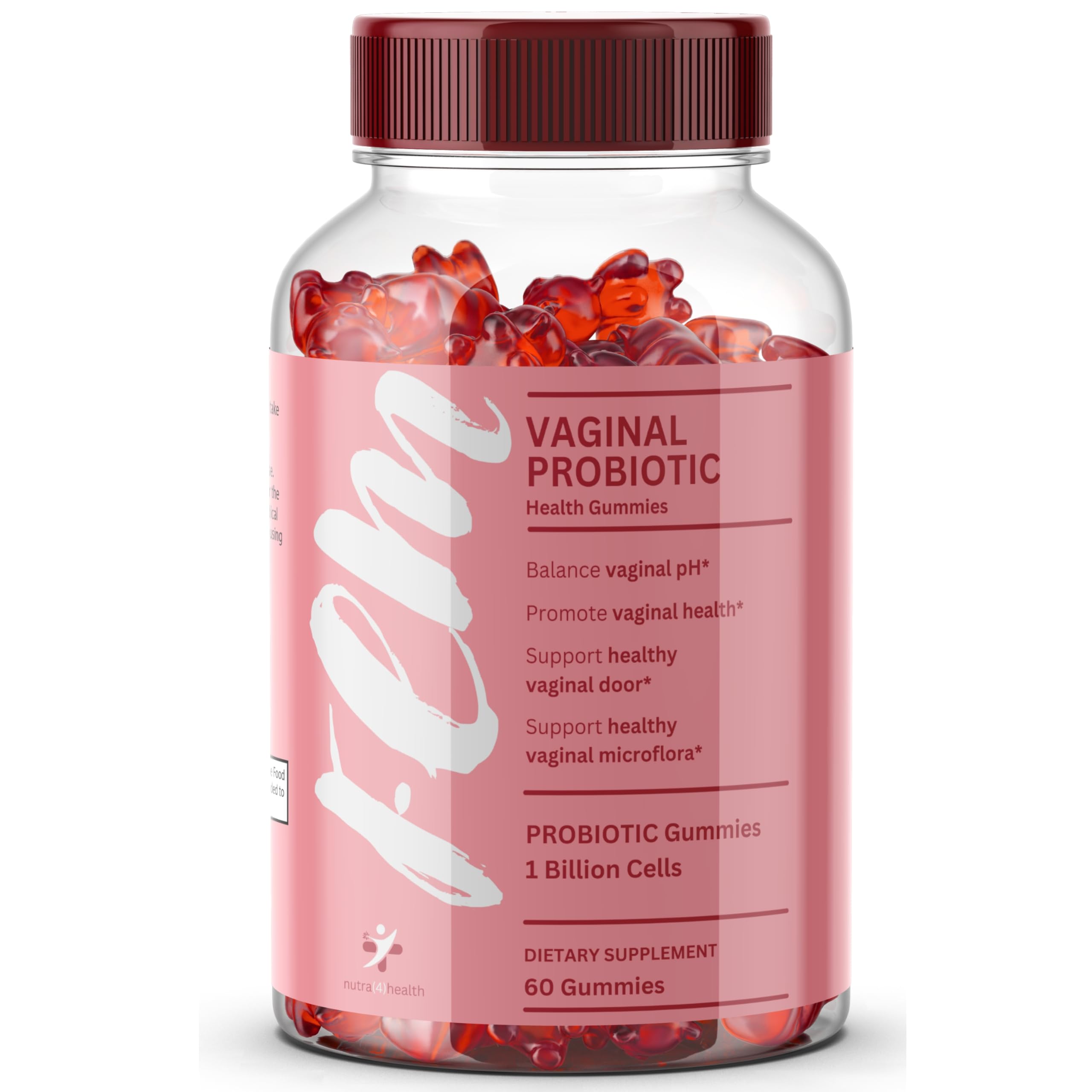 FEM Vaginal Probiotic Gummies for Women - Promotes pH Balance, Healthy Vaginal Odor & Urinary nutra4health uk supplements