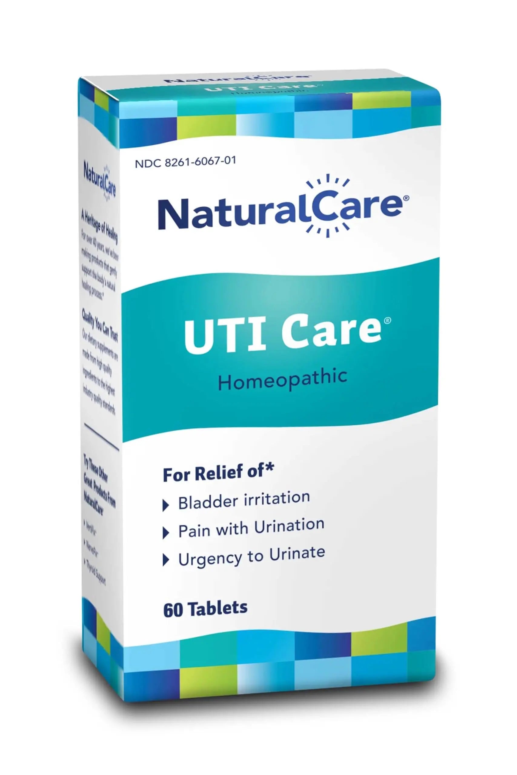 NaturalCare UTI Care Tablets - Fast-Acting Relief for Urinary Tract Infection, 60 Count NaturalCare uk supplements