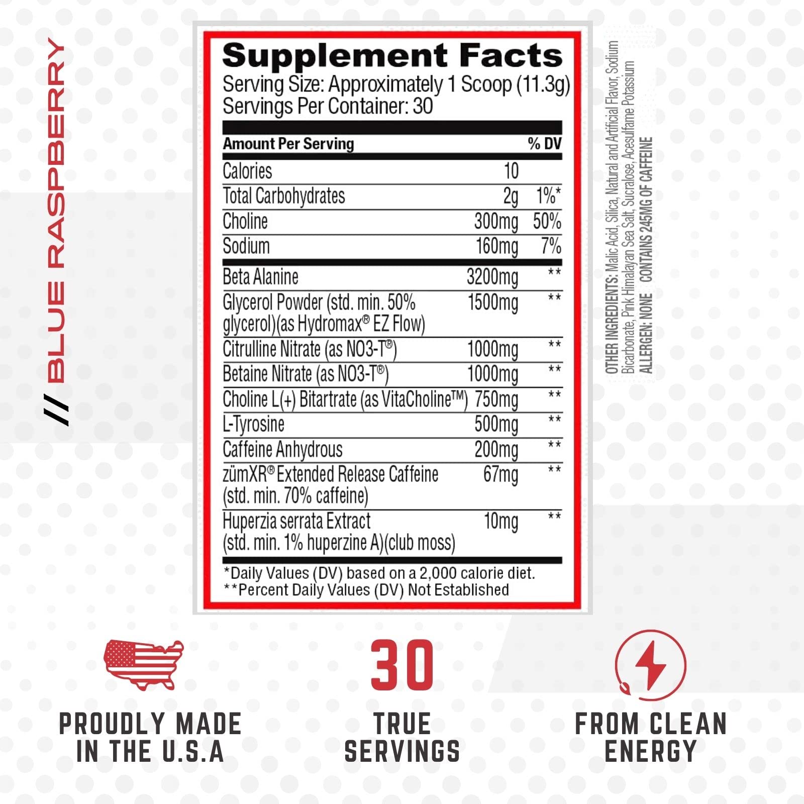 Purus Labs NOXYGEN PREWORKOUT Powder, 30 Servings (Blue Raspberry) Purus Labs uk supplements