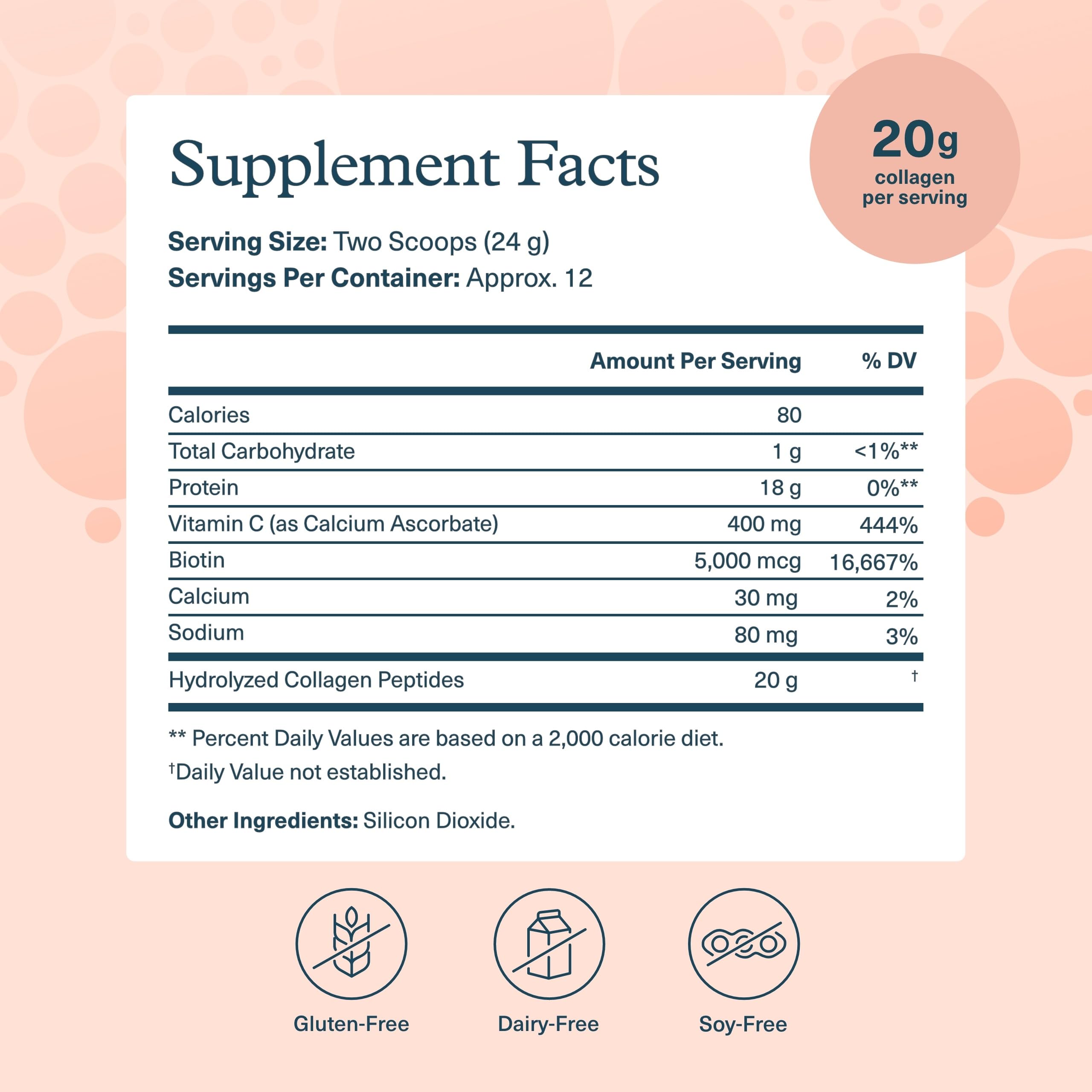 Youtheory Collagen Powder - Hydrolyzed Collagen Peptides with Vitamin C - Supports Healthy Bones, Joints & Immune System* - Unflavored - 10 oz (10-Day Supply) Youtheory uk supplements