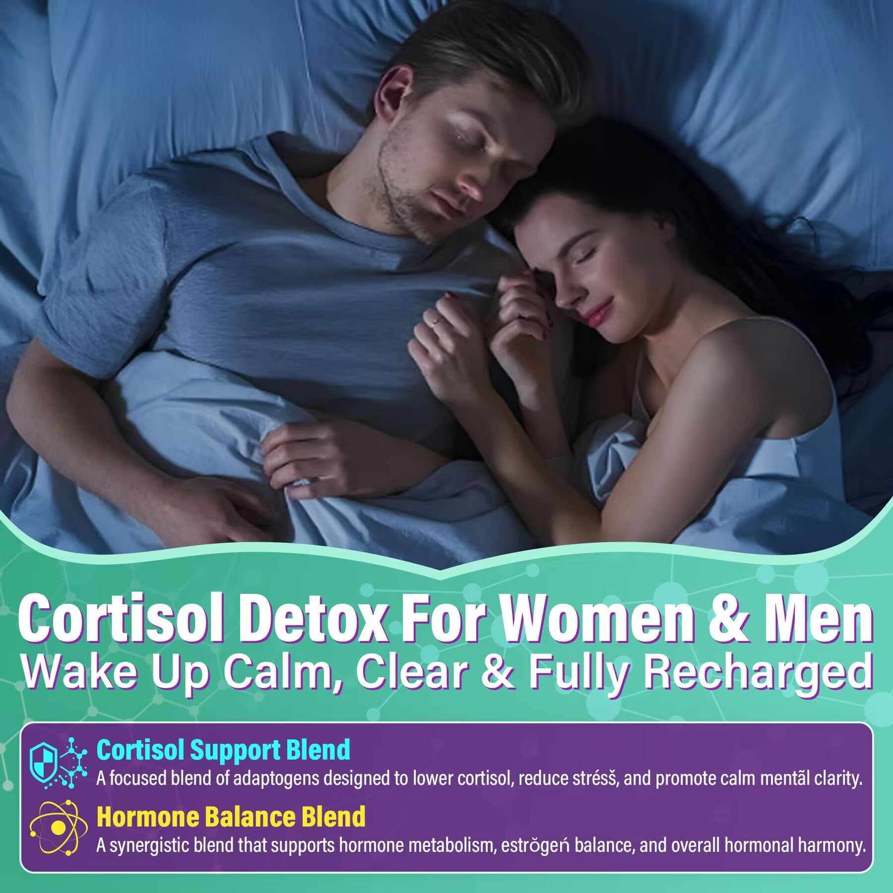 Cortisol Supplements for Women & Men, Cortisol Reducer Gummies w/ Magnesium, Ashwagandha, L-Theanine, Rhodiola, Reishi, 24 IN 1 Cortisol Detox Manager for Calm Mood, Focus & Relaxation,Vegan, 120 Cts EnvyCure uk supplements