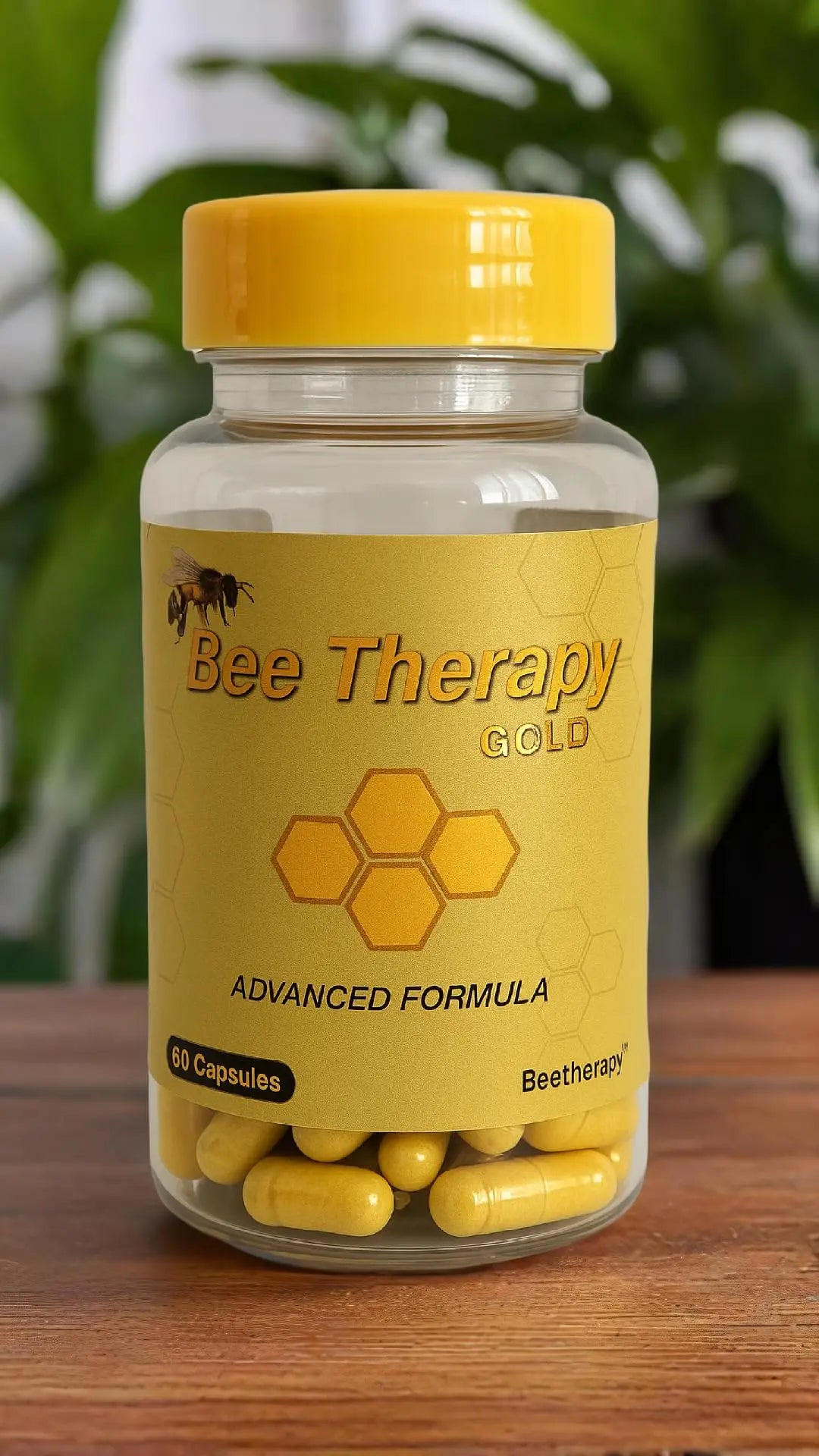Natural Supplement - Bee Therapy Gold Venom Apitoxin Manuka Honey - Supports Inflammation & Mobility - Neck and Backache - Supports Joints & Muscles- Sprains, Bruises and Strains - Pack 1 60 Capsules Aus Healthcare uk supplements