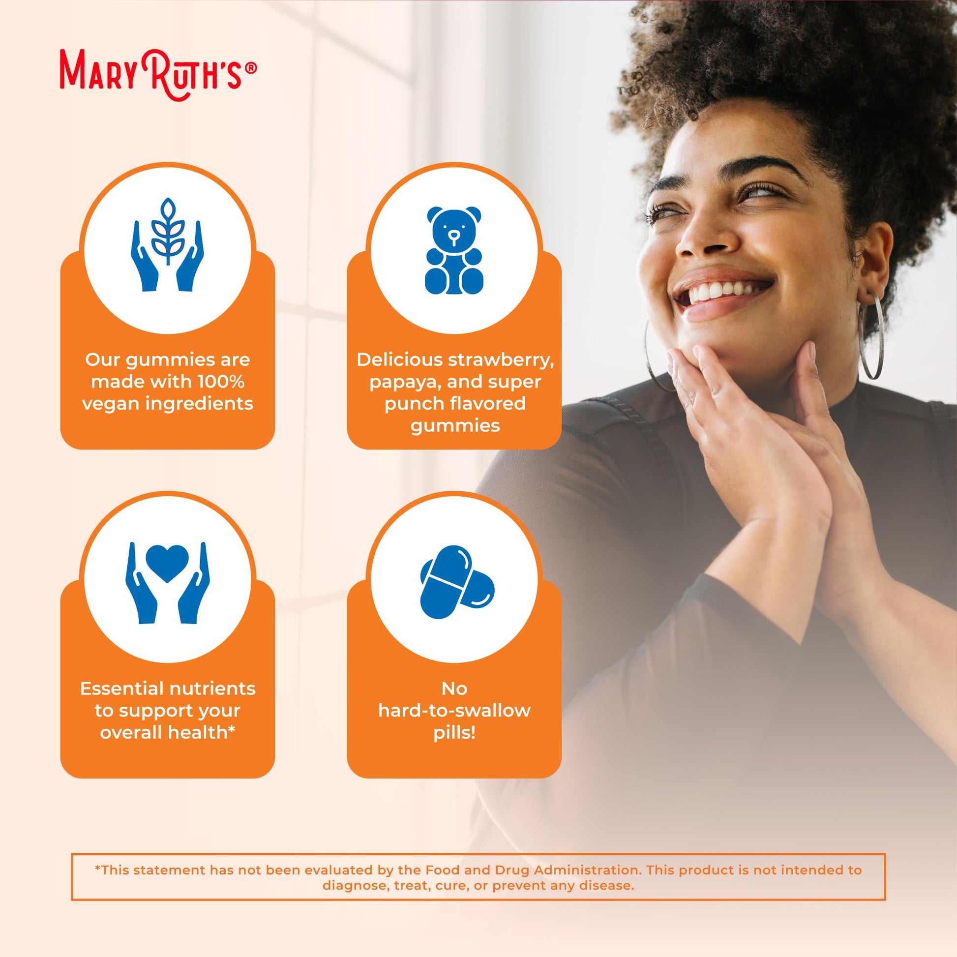 MaryRuth Organics Multivitamin for Women and Men | Sugar Free | Adult Multimineral Gummy with Vitamin C | MaryRuth Organics uk supplements