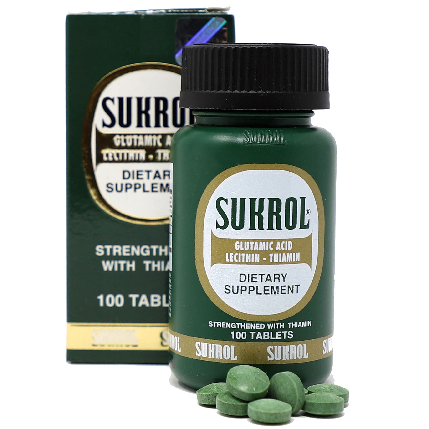 Sukrol, Vitamin, Improve Healthy Brain Function, 100 Tablets, Bottle Sukrol uk supplements