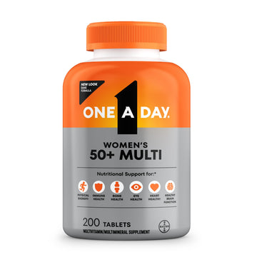 One A Day Multivitamin for Women 50 and Over Tablets, Womens Multivitamin 50 plus with Vitamins D, C, E, Zinc & Biotin, Daily Vitamins ONE A DAY uk supplements