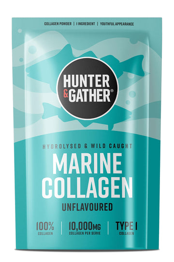Hunter & Gather Marine Collagen Powder 300g | Pure Unflavoured Premium Hydrolysed Wild Caught Marine Collagen Hunter & Gather uk supplements