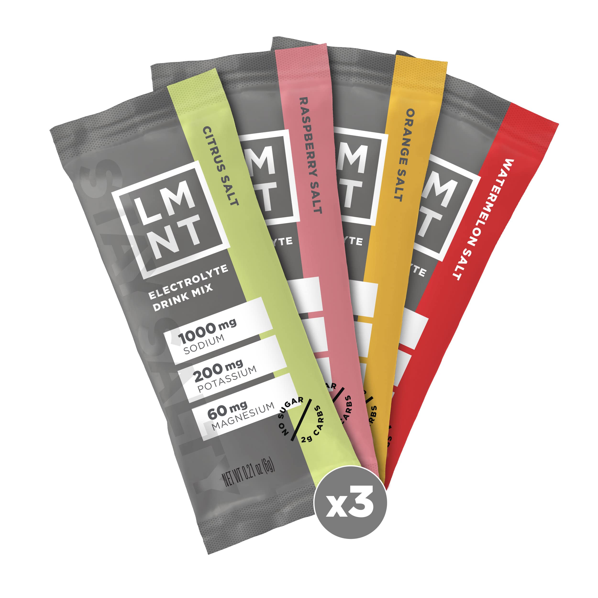 LMNT Zero Sugar Electrolytes - Variety Pack | Drink Mix | 12-Count Drink LMNT uk supplements