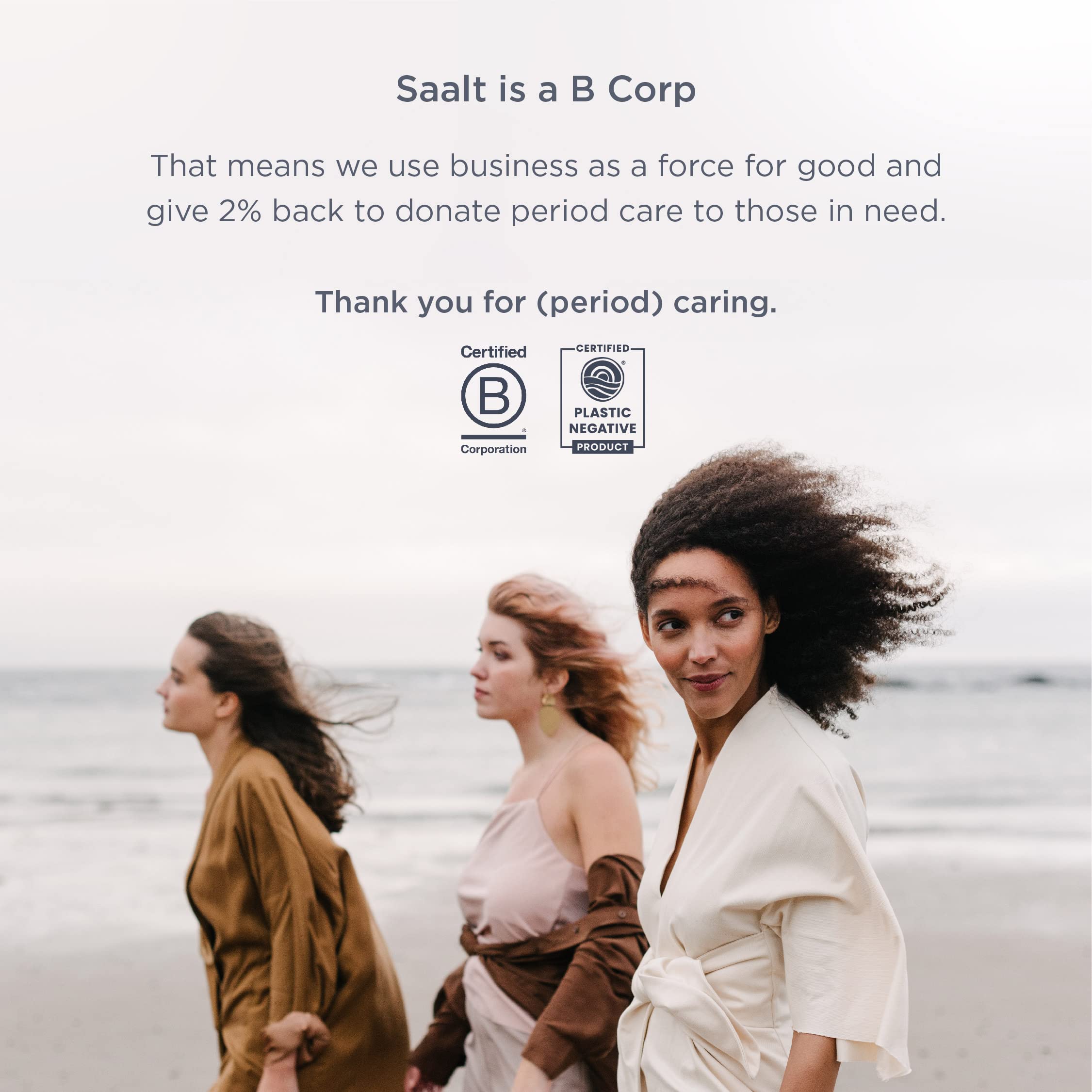 saalt Reusable Period Underwear - Comfortable, Thin, and Keeps You Dry from All Leaks saalt uk supplements