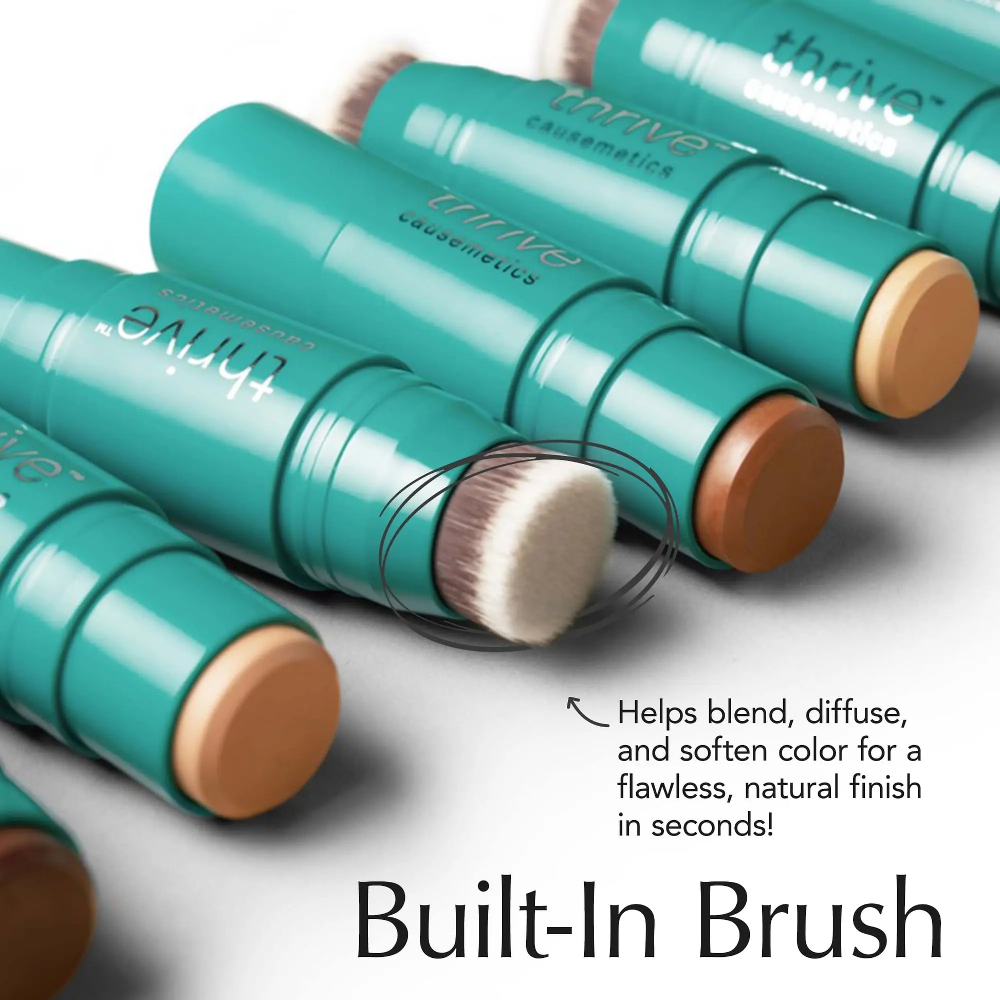 Thrive Causemetics Triple Threat Color Stick: Cream Bronzer & Contour Stick with Vitamin E, Evening Primrose Oil, Waterproof Smudge Proof Face Makeup, Anita (Light Medium Neutral) Thrive Causemetics uk supplements